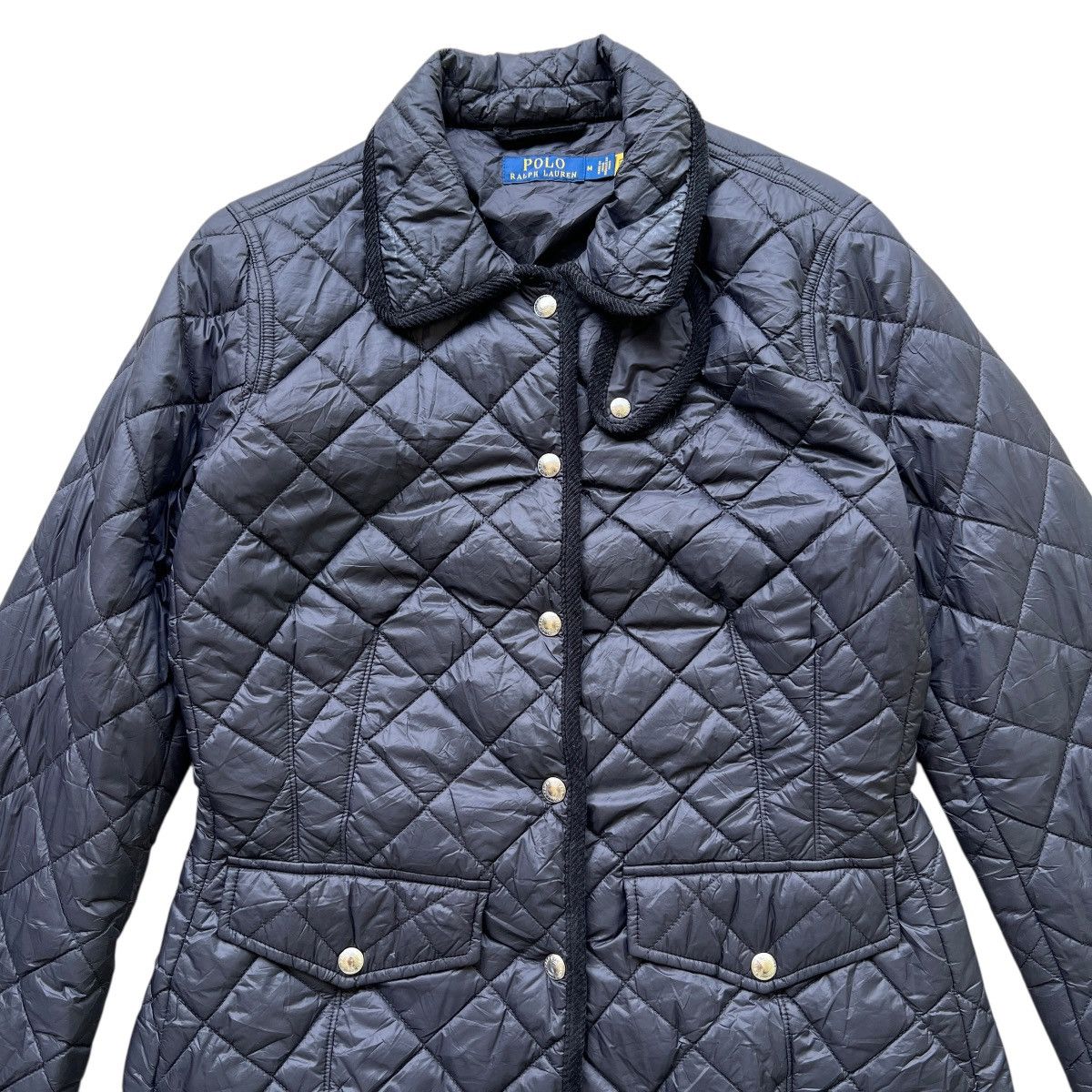 Japanese Brand Polo Ralph Lauren Quilted Diamond Jacket Size M / US 6-8 / IT 42-44 - 3 Thumbnail