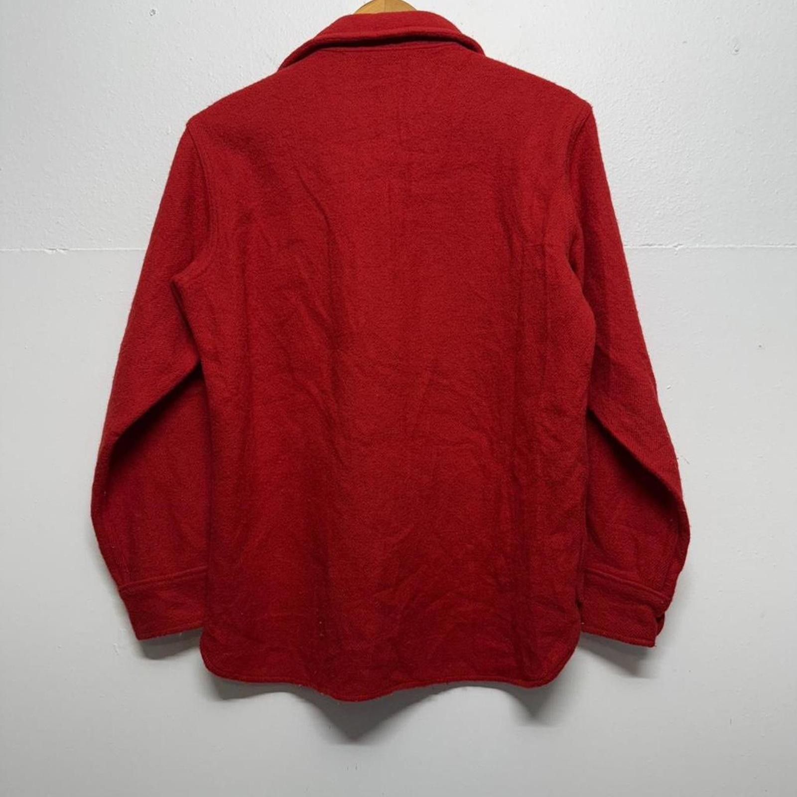 Woolrich Woolen Mills True vintage 1970s red Woolrich button up shirt M Size US M / EU 48-50 / 2 - 2 Thumbnail