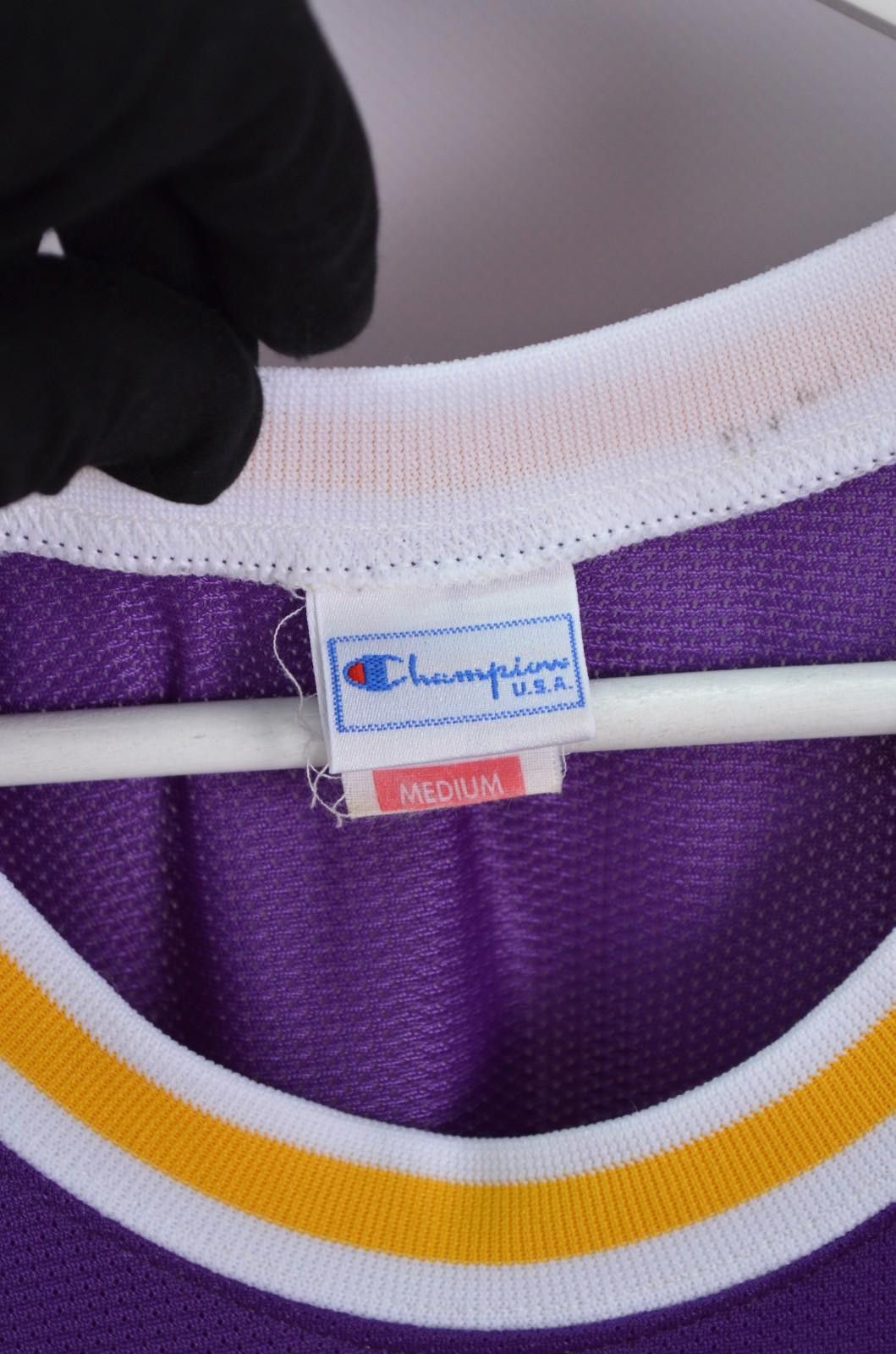 Champion Vintage 90s LA Lakers Vlade Divac Champion NBA Jersey Size M Size US M / EU 48-50 / 2 - 8 Thumbnail