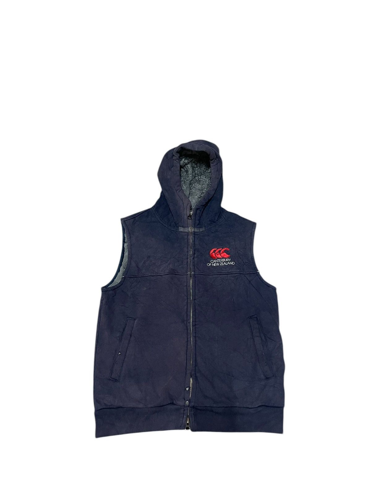 Canterbury of New Zealand Vtg Canterbury of New Zealand Hoodie Sleeveless Sun Faded Size US S / EU 44-46 / 1 - 1 Thumbnail