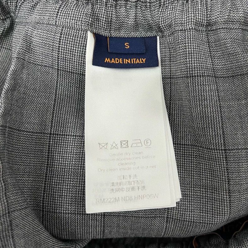 Louis Vuitton Louis Vuitton size s Grey checkerboard patchwork leather sh Size US 28 / EU 44 - 5 Thumbnail
