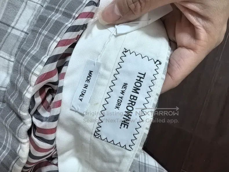 Other Thom Browne Gray and White Plaid Pleated Skirt Size 25" / US 0 / IT 36 - 4 Thumbnail