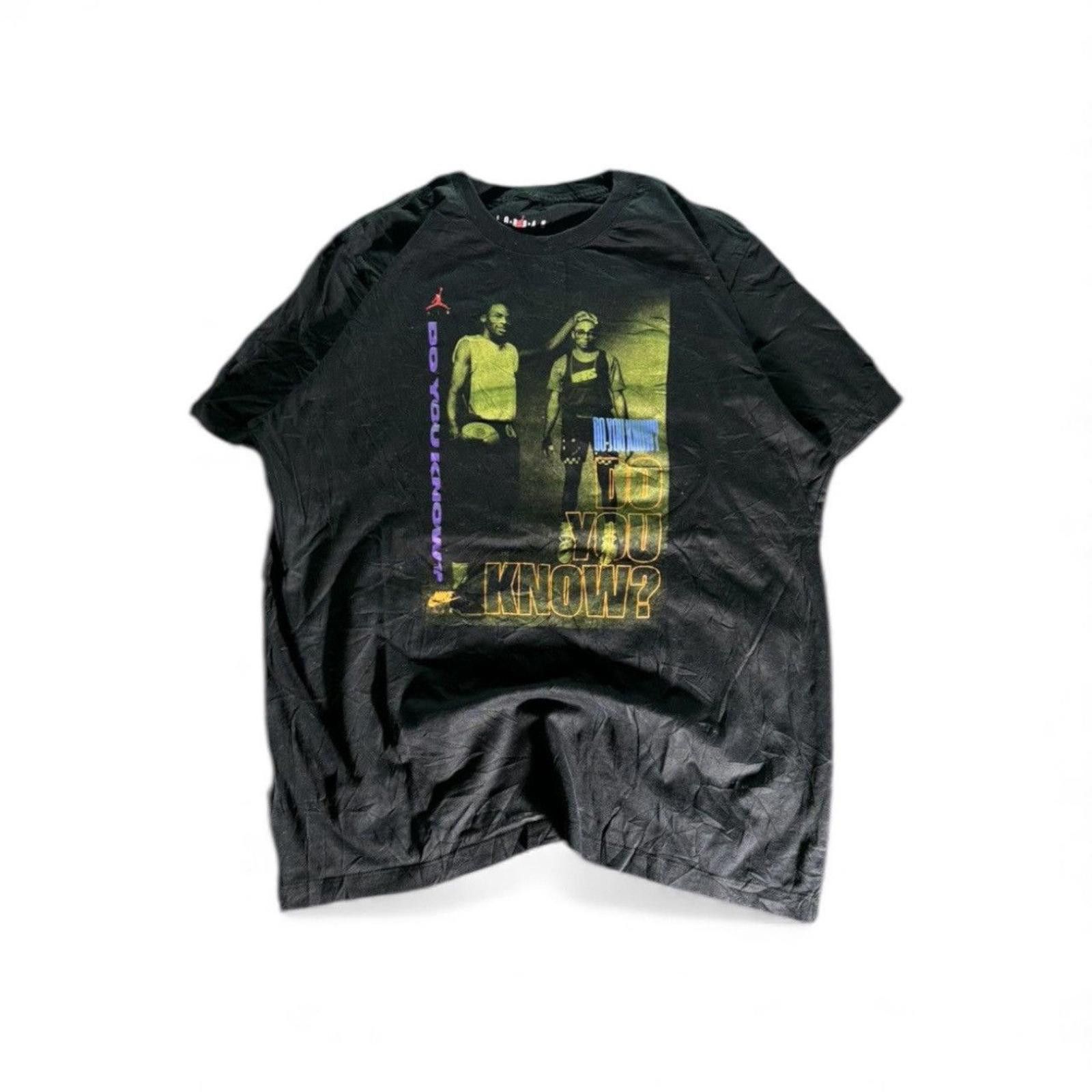 Jordan Brand 2010s Jordan “Do You Know” Tee Size US XL / EU 56 / 4 - 1 Thumbnail
