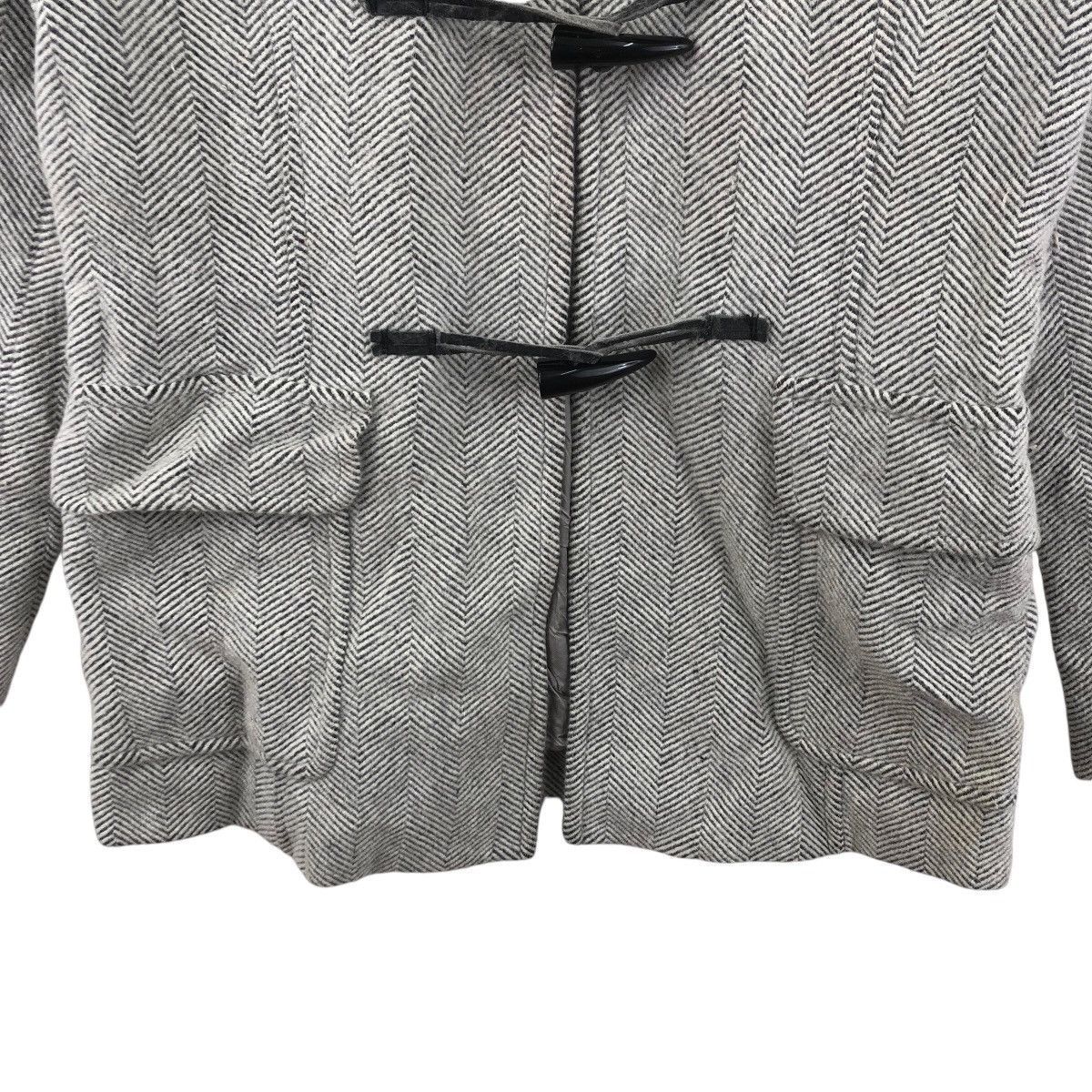 Japanese Brand × Yohji Yamamoto Yohji Yamamoto Ined Angora Wool Duffle Coat Size S / US 4 / IT 40 - 3 Thumbnail