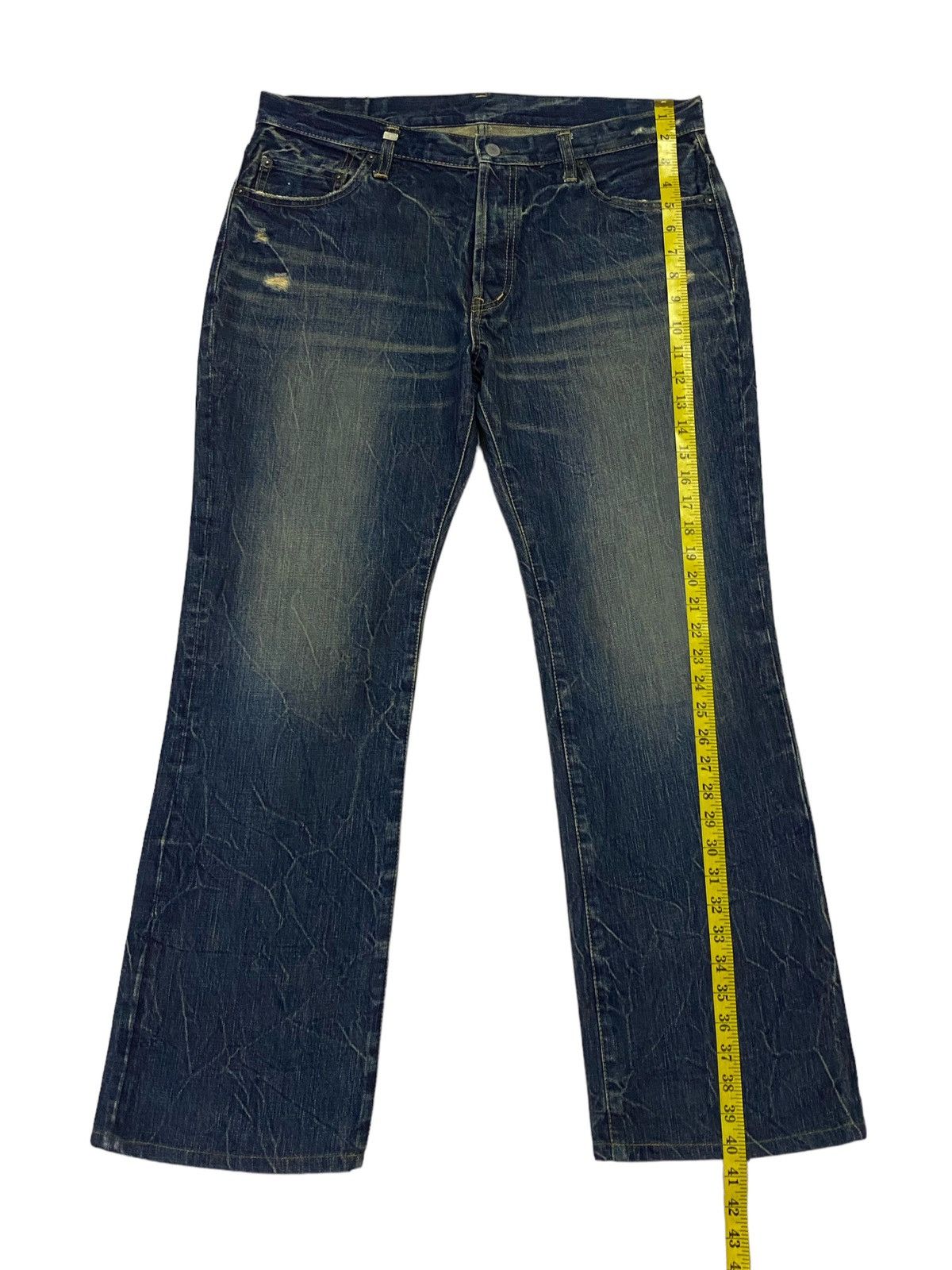 Hysteric Glamour Hysteric Glamour Flare Ripped Distressed Jeans Size US 35 - 6 Thumbnail