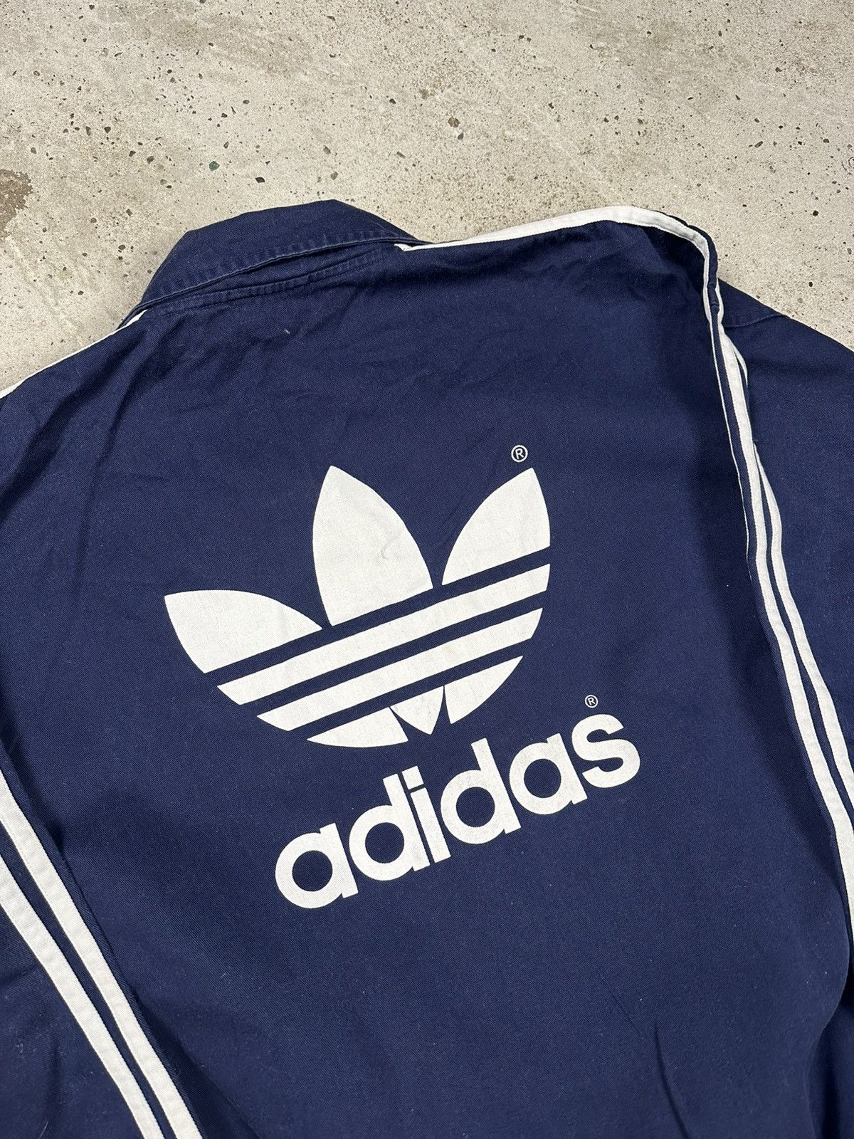 Adidas Vintage 90s Adidas Boxy Training Top Light Jacket Big Logo Size US XL / EU 56 / 4 - 12 Thumbnail