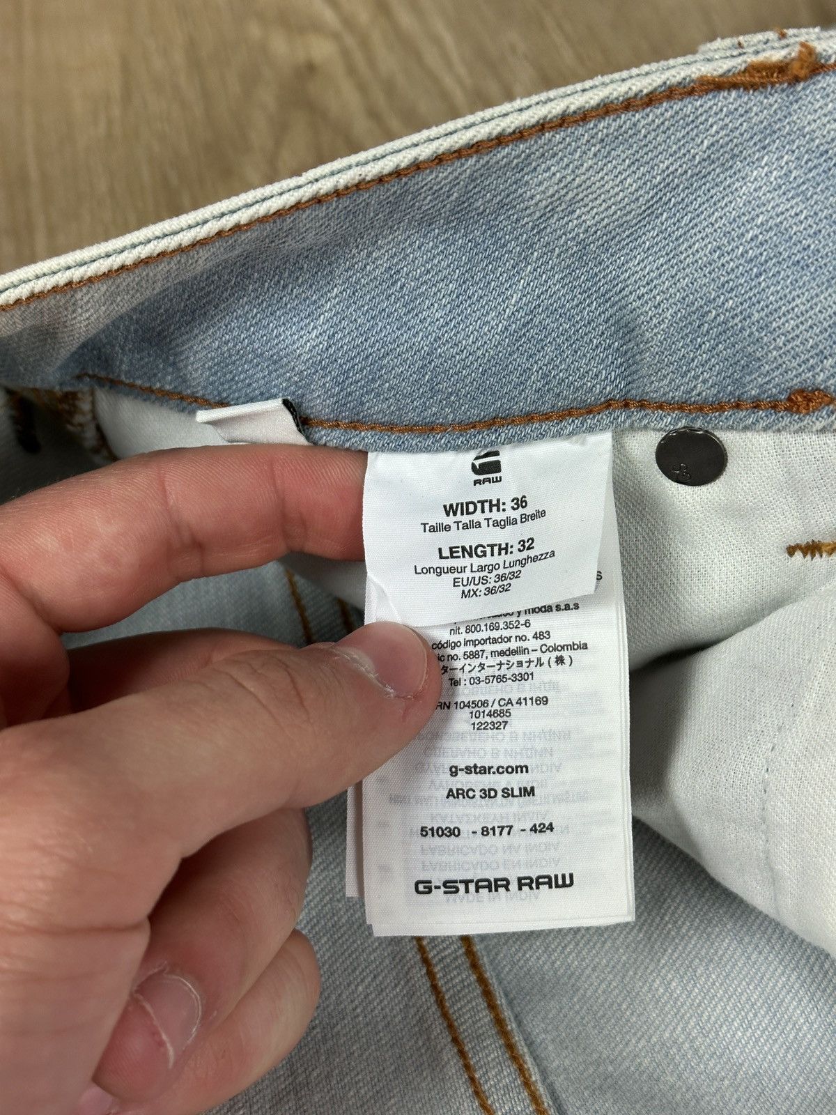 G-Star NEW🏷️ G-Star Raw ARC 3D Slim Denim Jeans Size US 36 / EU 52 - 6 Thumbnail