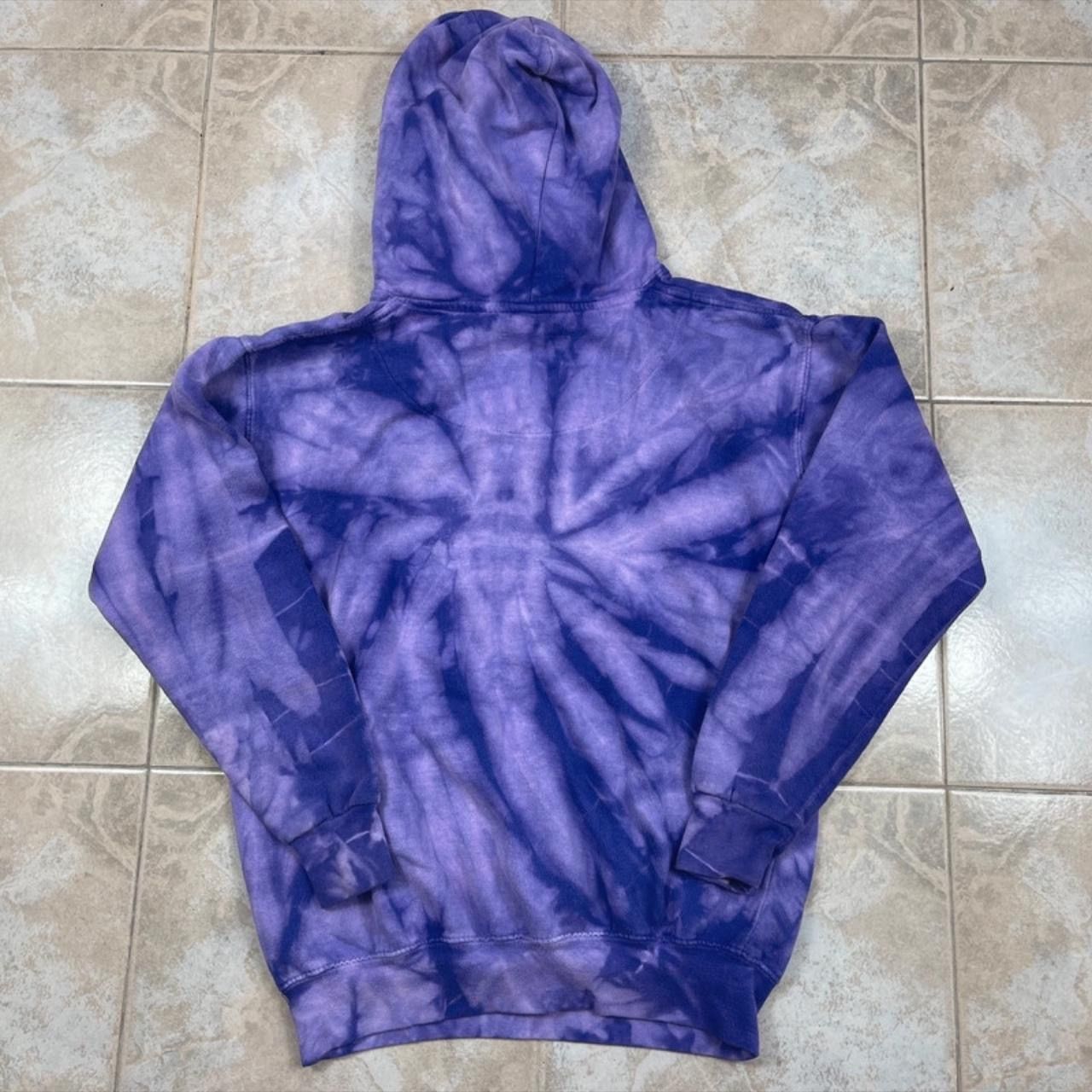 Vintage Tye Dye Purple Hoodie Compulsory State Championship USA Size M / US 6-8 / IT 42-44 - 7 Thumbnail