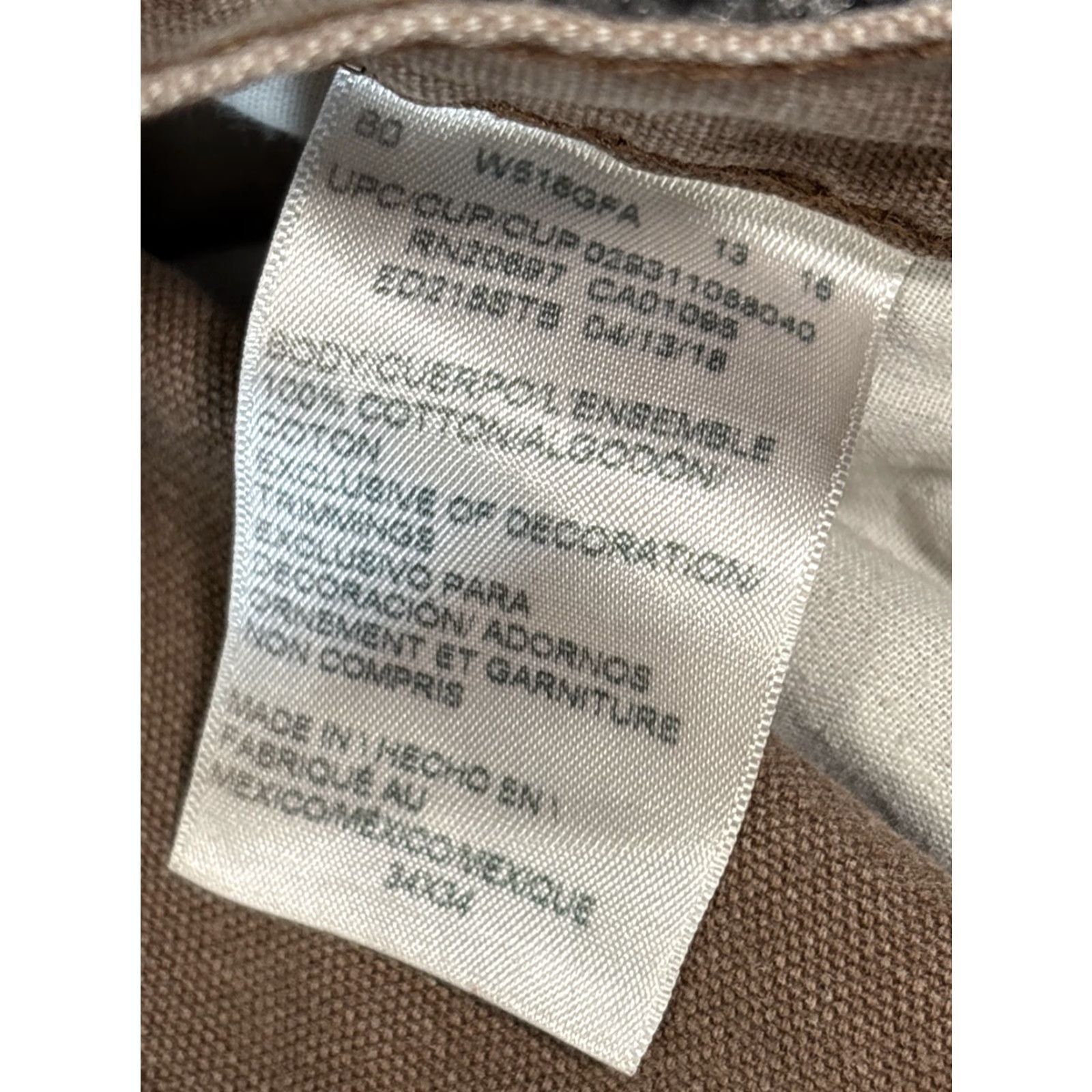 Dickies **Dickies Mens Carpenter Pants 34x34 Brown Work Wear Regular Fit** User: Dickies Mens Carpenter Pants Brown 34x34 Work Wear Regular Fit Size US 34 / EU 50 - 5 Thumbnail