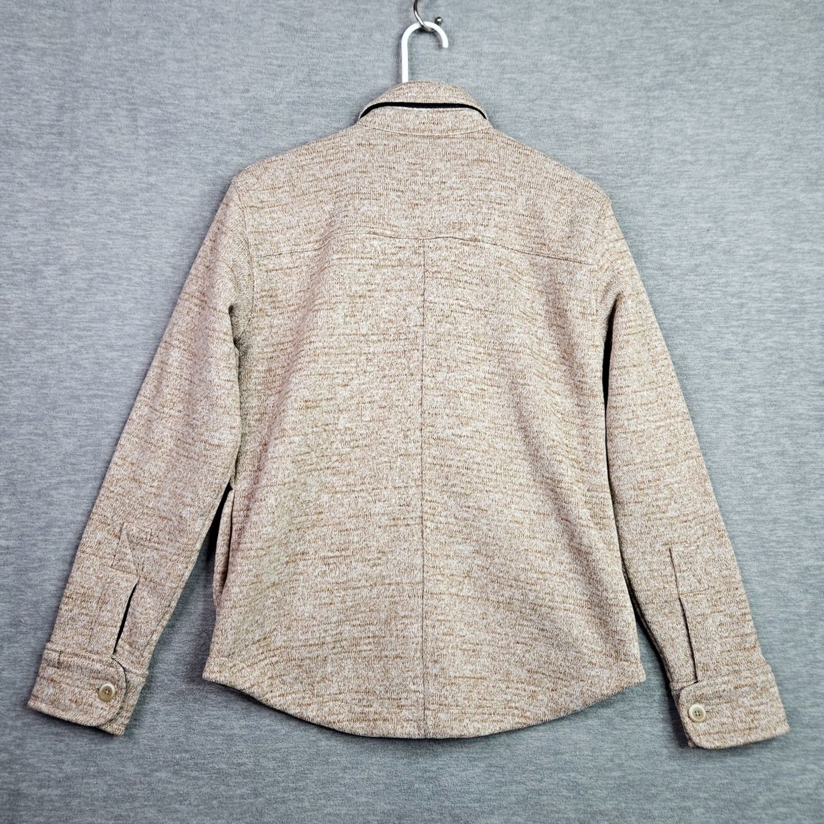 Prana prAna Tri Thermal Shaket Women's Button Up Jacket S Beige Polyester Zip Long Sleeve Size S / US 4 / IT 40 - 2 Thumbnail