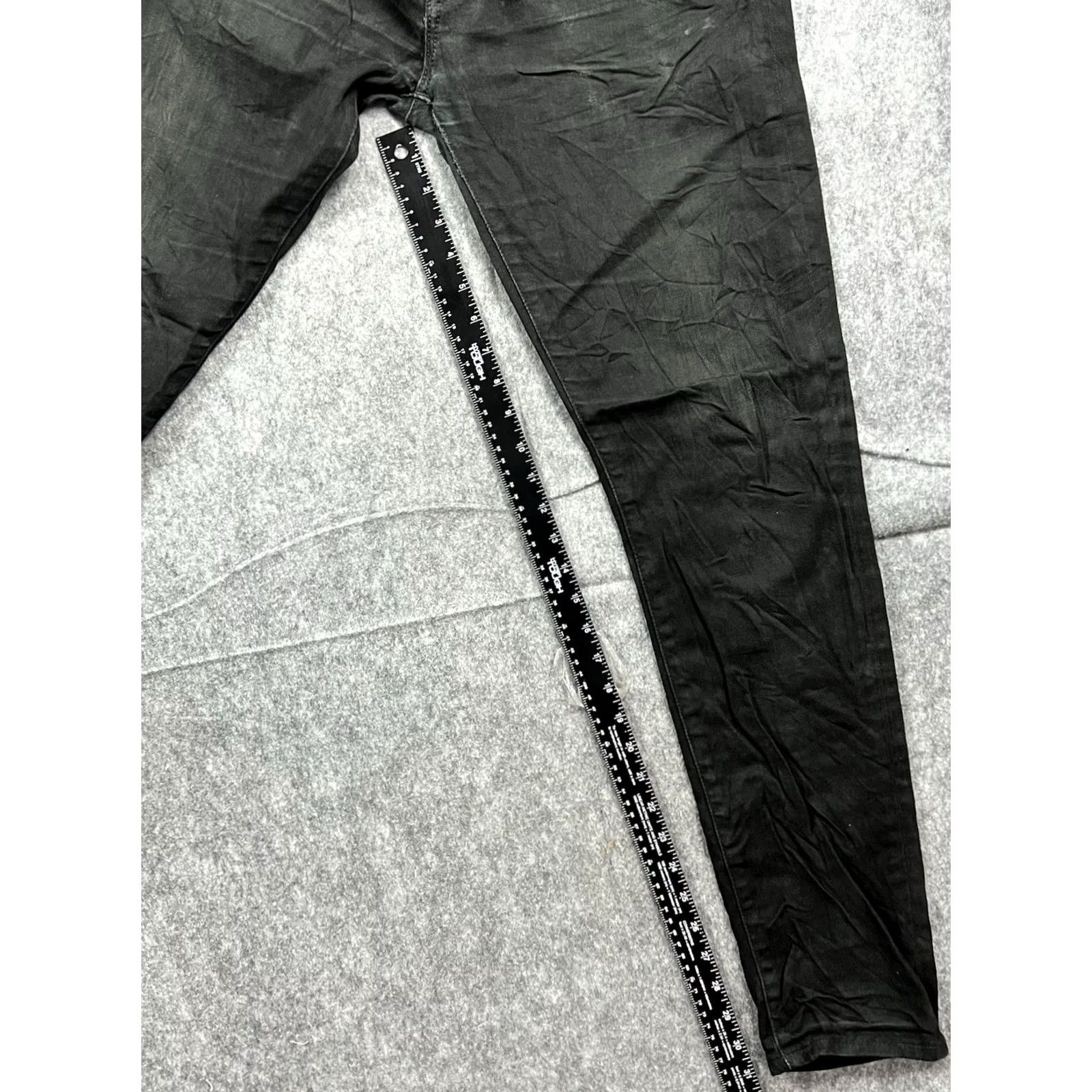Levi's Levi's 512 Jeans Slim Regular 33x34 Denim Black 90s USA Distressed Mens Size US 33 - 4 Thumbnail