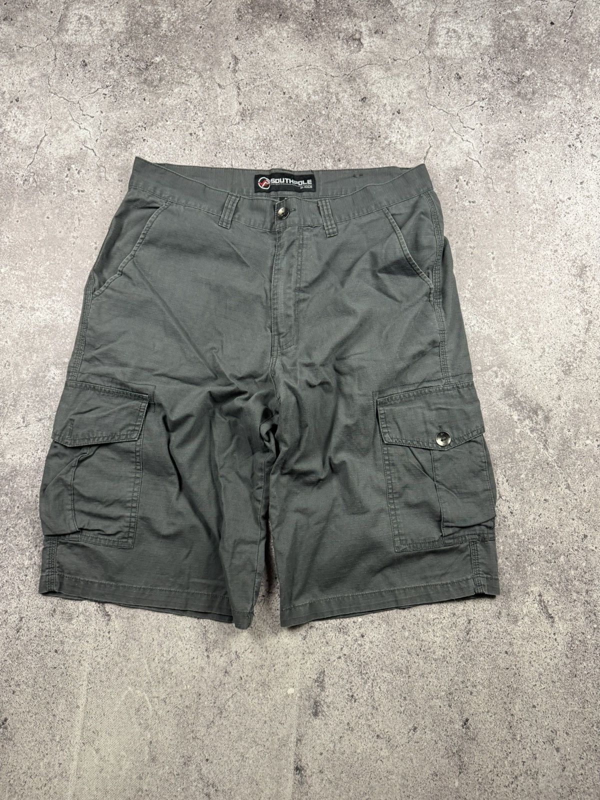 Southpole Crazy Vintage Y2K/00s Baggy Skater Southpole Cargo Shorts! Size US 32 / EU 48 - 1 Thumbnail