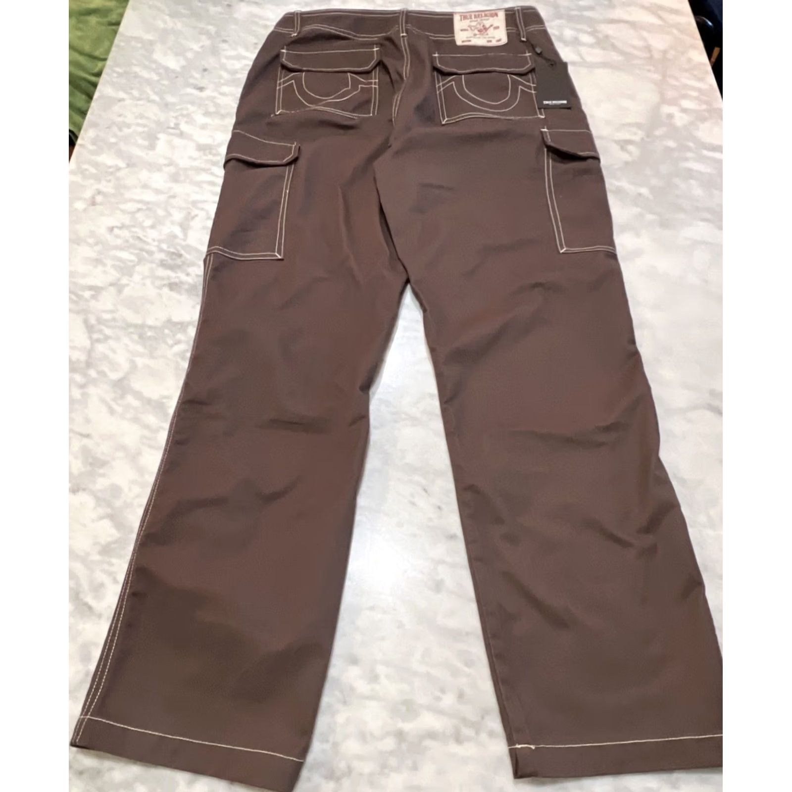 True Religion True Religion Cargo Pants Men's Bracken Brown Size 34 Workwear Style 108335 NWT Size US 34 / EU 50 - 3 Thumbnail