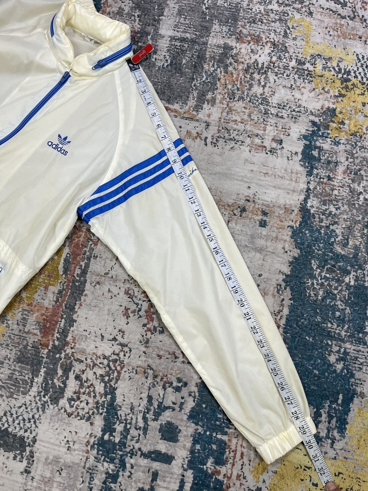 Adidas Vtg 80s Adidas Trefoil Lightweight Running Jacket Size US S / EU 44-46 / 1 - 11 Thumbnail