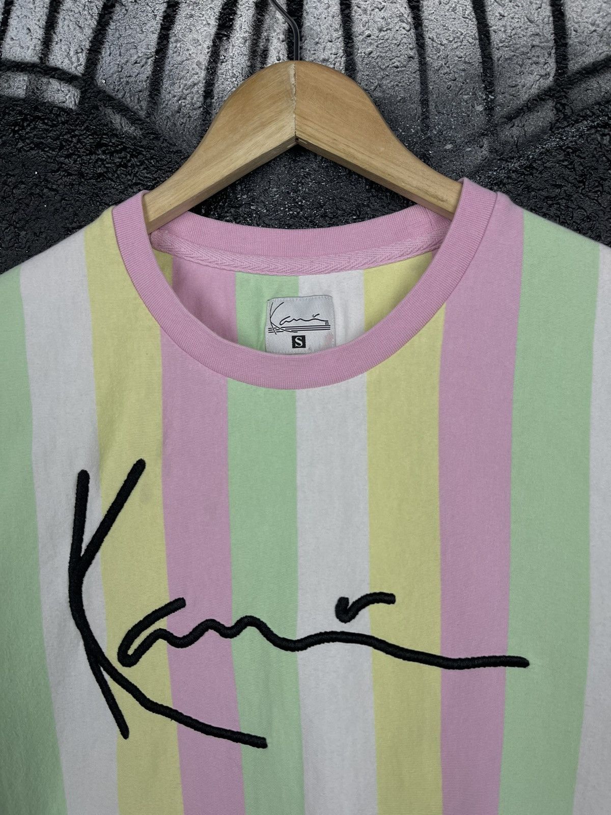 Karl Kani Karl Kani Stripe Cropped T- Shirt Women’s Size S Size S / US 4 / IT 40 - 4 Thumbnail