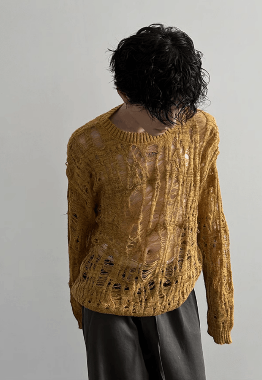 Other Men’s hollow knitted sweater Size US M / EU 48-50 / 2 - 12 Thumbnail