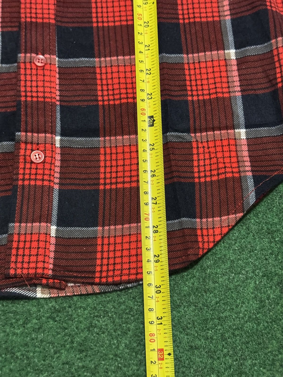 Vintage Repage Vintage Flannel Red Button Up 80s 90s NWT M Shirt Size US M / EU 48-50 / 2 - 7 Thumbnail