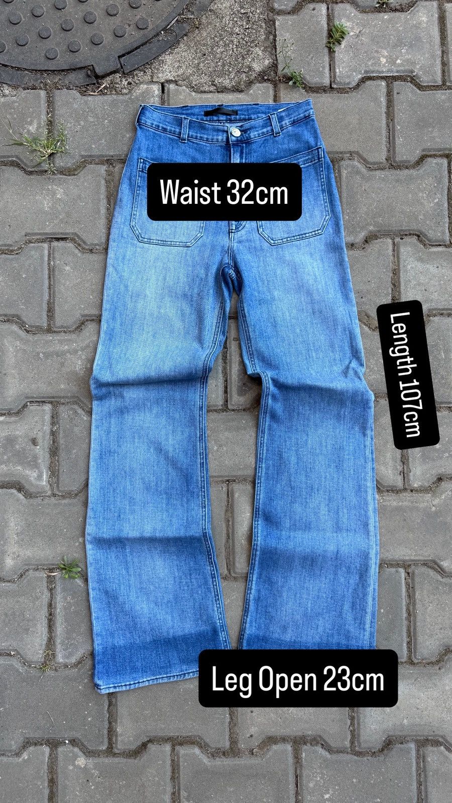 If Six Was Nine Vintage Y2K Flared Bootcut Denim Jeans Size 30 Rare Size US 30 / EU 46 - 2 Thumbnail