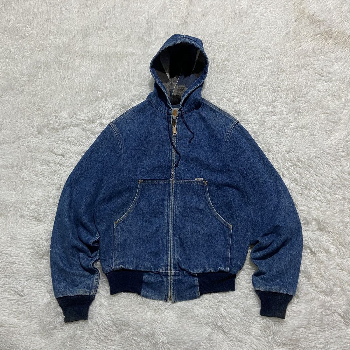 Carhartt VNTG Rare Carhartt JF848 Denim Active Jacket in Small Size US S / EU 44-46 / 1 - 3 Thumbnail
