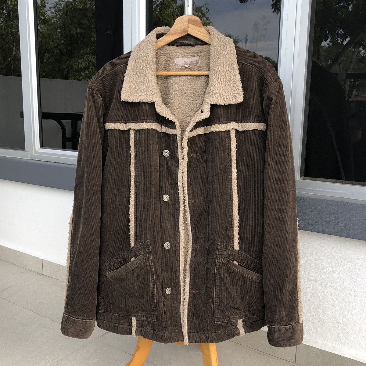 Japanese Brand Vintage ooh mow mao Conduray Lined Sherpa Jacket Size US M / EU 48-50 / 2 - 8 Thumbnail