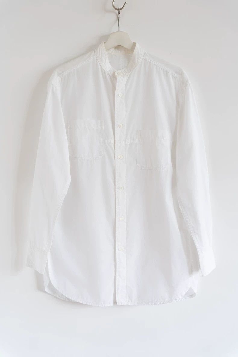 Yohji Yamamoto Yohji Yamamoto 17aw white shirt with misaligned pockets shi Size US M / EU 48-50 / 2 - 1 Thumbnail