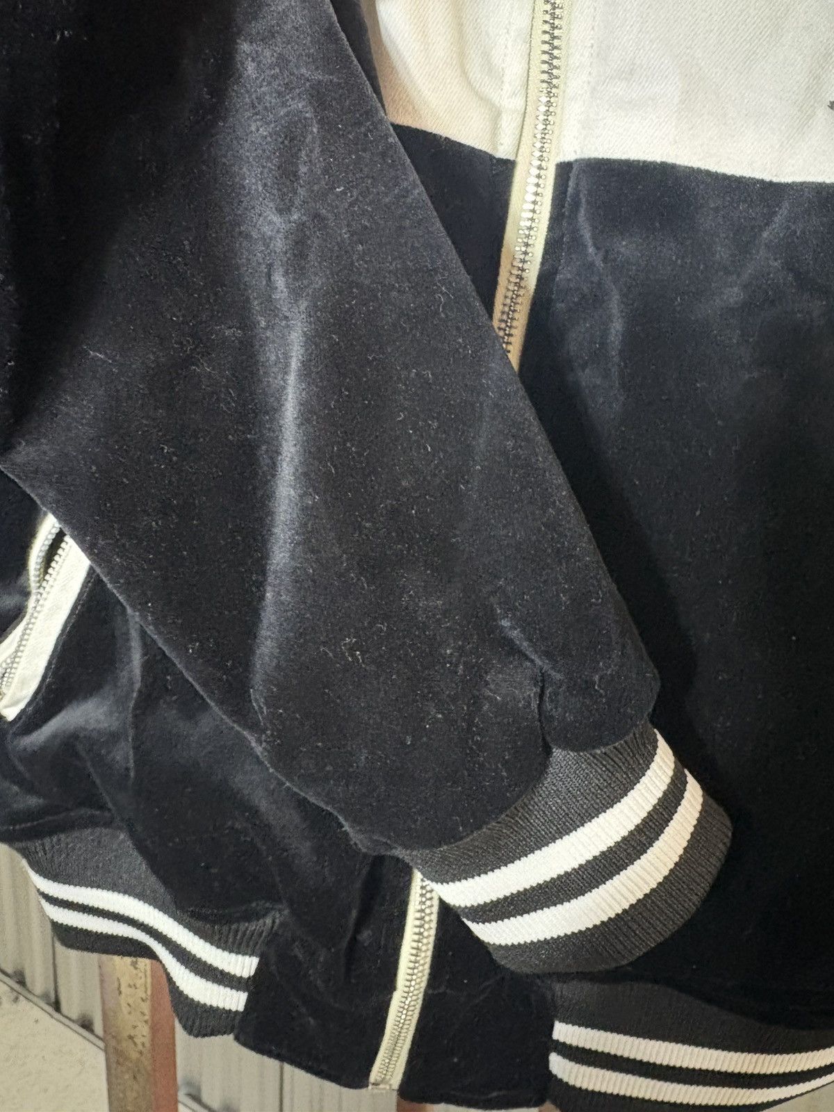 Other Lifeline black and white bomber jacket with rose embroidery Size S / US 4 / IT 40 - 11 Thumbnail