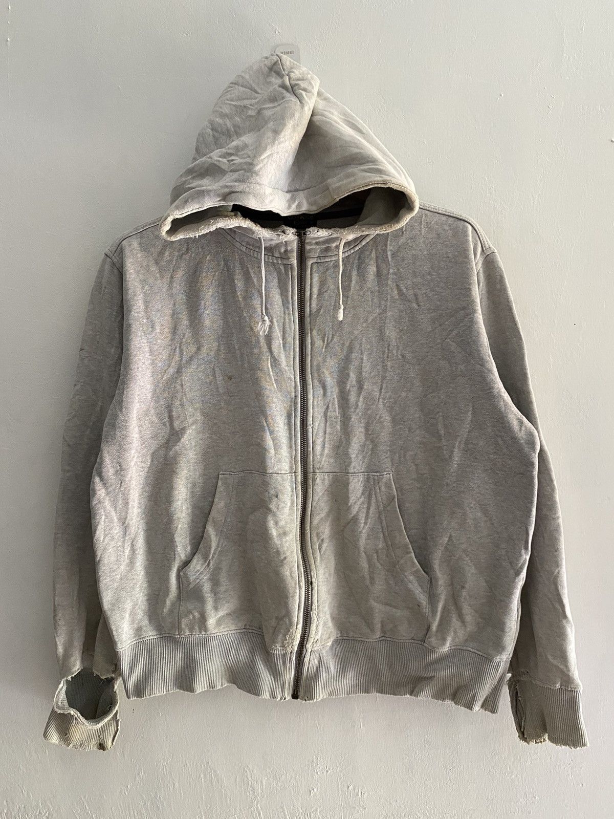 Oshkosh × Vintage 1980s oshkosh destroyed grunge hoodie Size US M / EU 48-50 / 2 - 1 Thumbnail