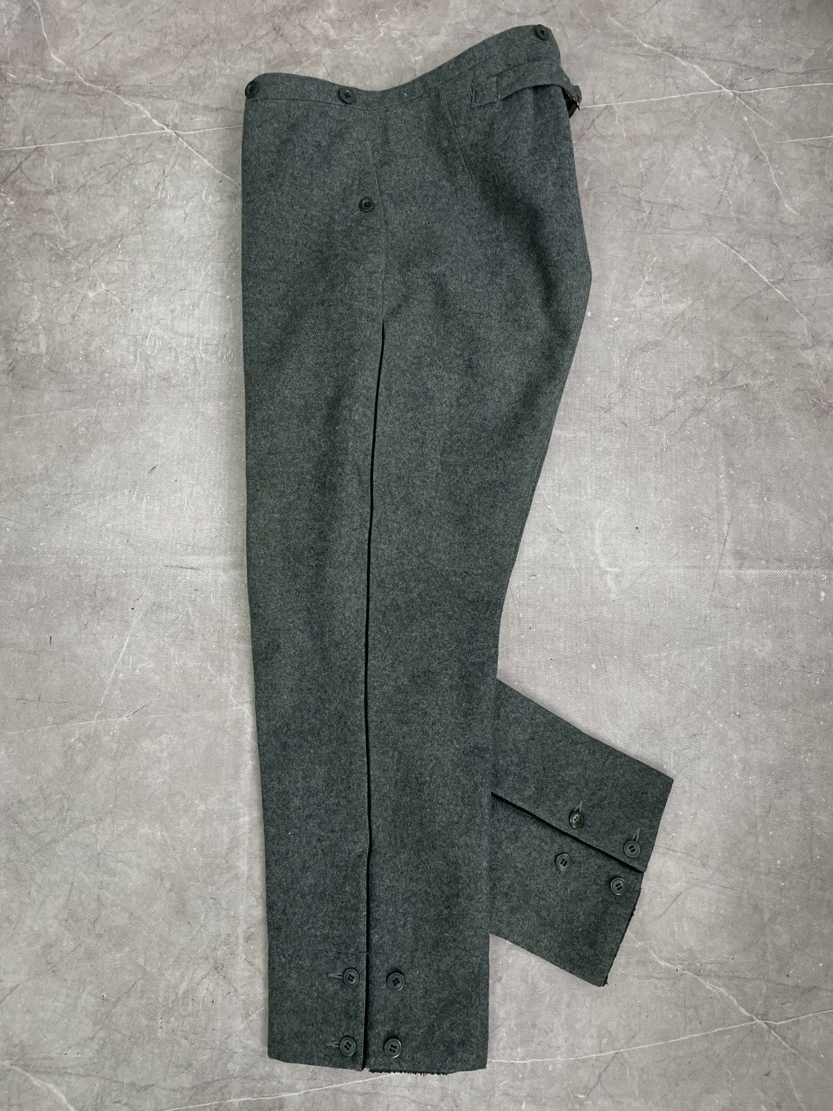 Le Laboureur German Army Wool Trousers swiss army 90s Pants Size US 32 / EU 48 - 11 Thumbnail