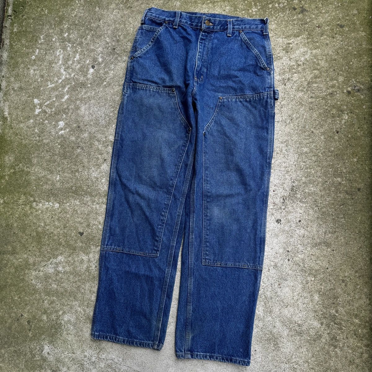 Carhartt Vintage Carhartt Denim Double Knee Pants Jeans Size US 33 - 10 Thumbnail