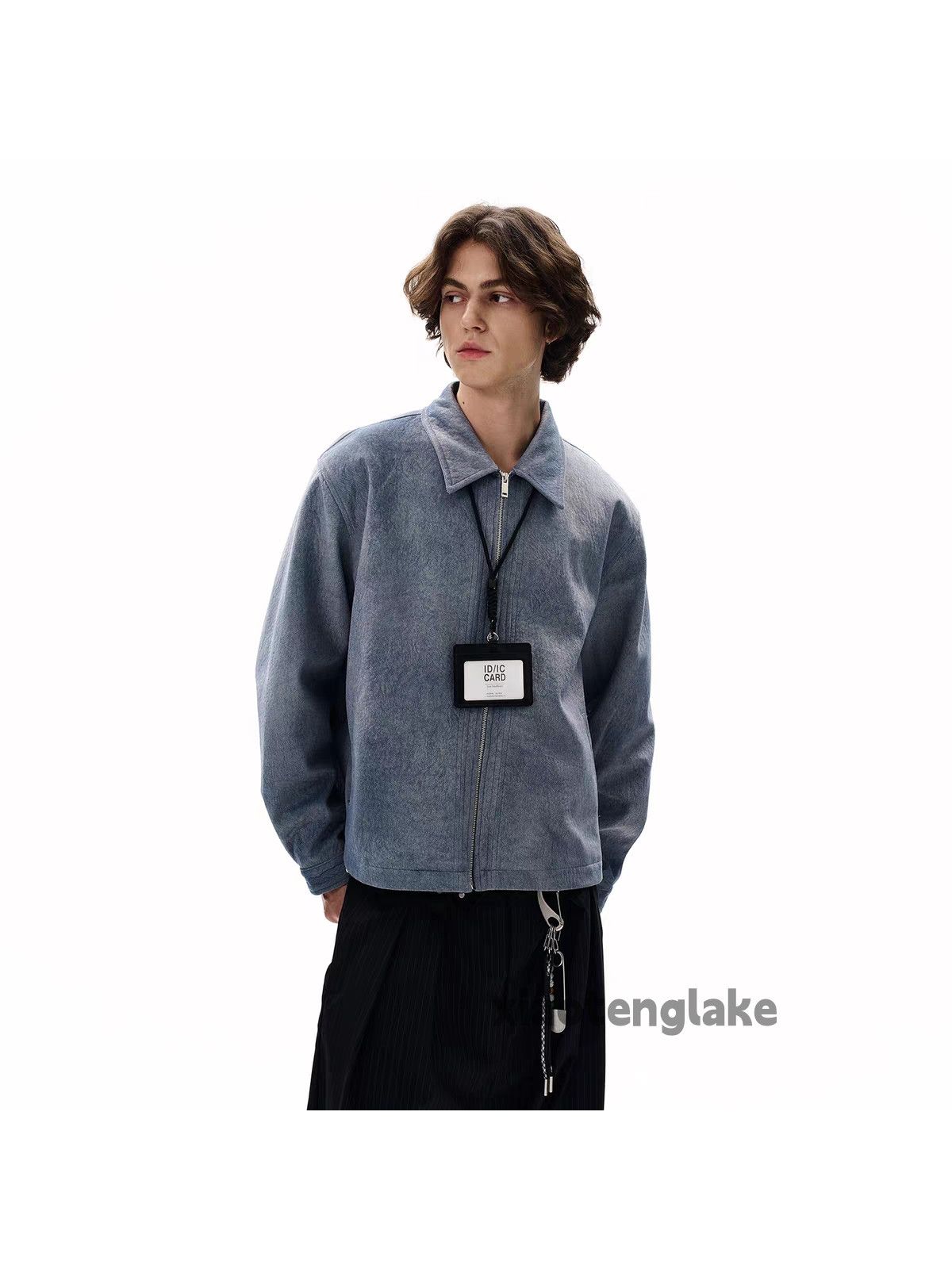 Vintage Utility zipper woolen yuppie loose hiphop y2k jacket Size US M / EU 48-50 / 2 - 6 Thumbnail