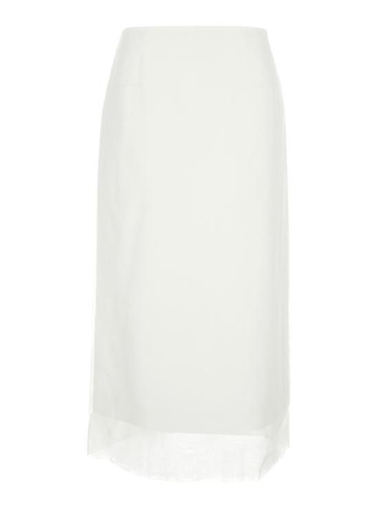 Sportmax SPORTMAX Women Skirts 2412101193600001 White Size 30" / US 8 / IT 44 - 1 Thumbnail