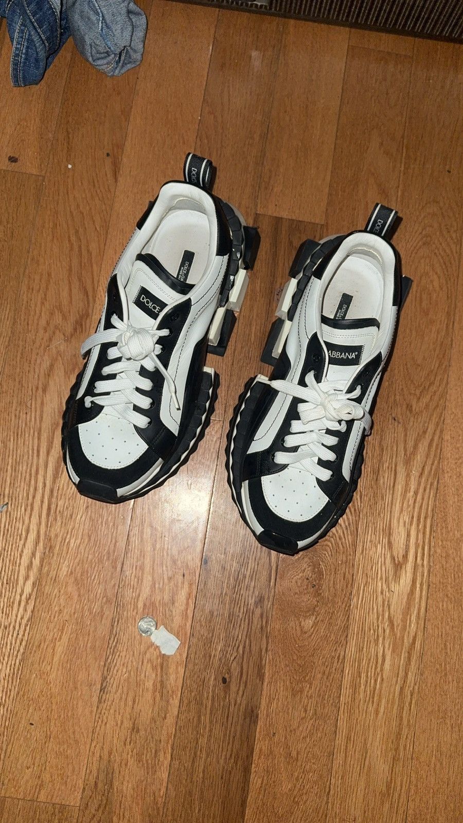 Dolce & Gabbana dolce and gabbana chunky sneakers black and white Size US 10 / EU 43 - 2 Thumbnail