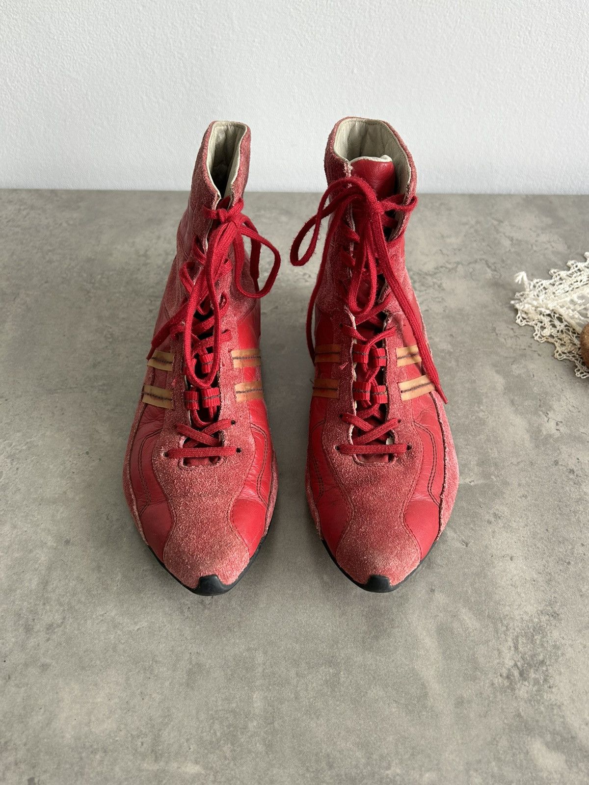 Diesel × Vintage Diesel vintage suede leather boots archive Y2K Size US 7 / IT 37 - 5 Thumbnail