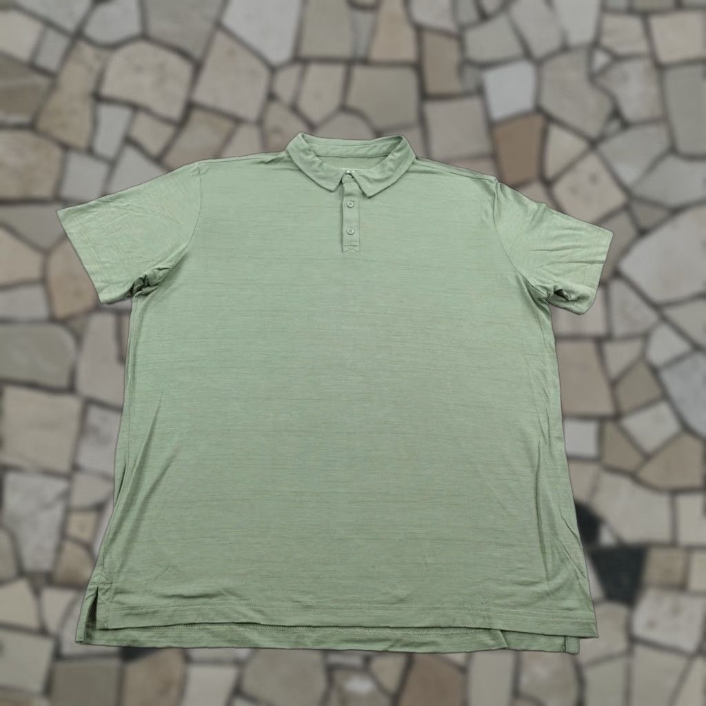 Vintage Stio Polo Shirt Mens XL Green Wool Tencel Blend Performance Flex Alpine Golf Size US XL / EU 56 / 4 - 1 Thumbnail