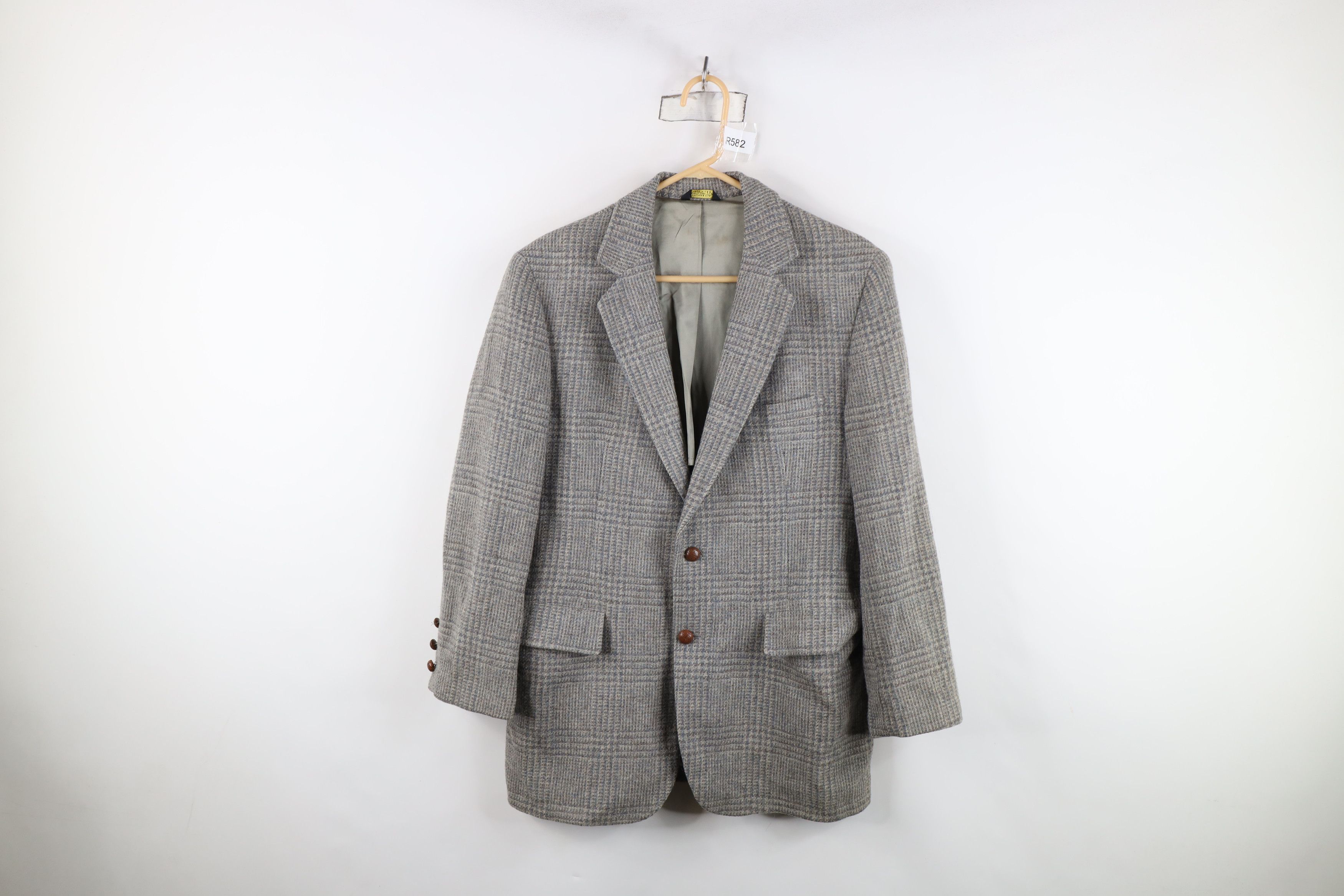 Vintage Vintage 60s Streetwear Blazer Suit Coat Jacket Plaid USA Size US M / EU 48-50 / 2 - 1 Thumbnail