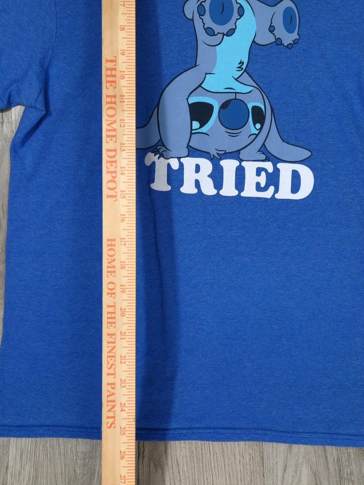Disney Disney Stitch Shirt Mens M, I Tried Lilo & Stitch Movie#12 Size US M / EU 48-50 / 2 - 2 Thumbnail