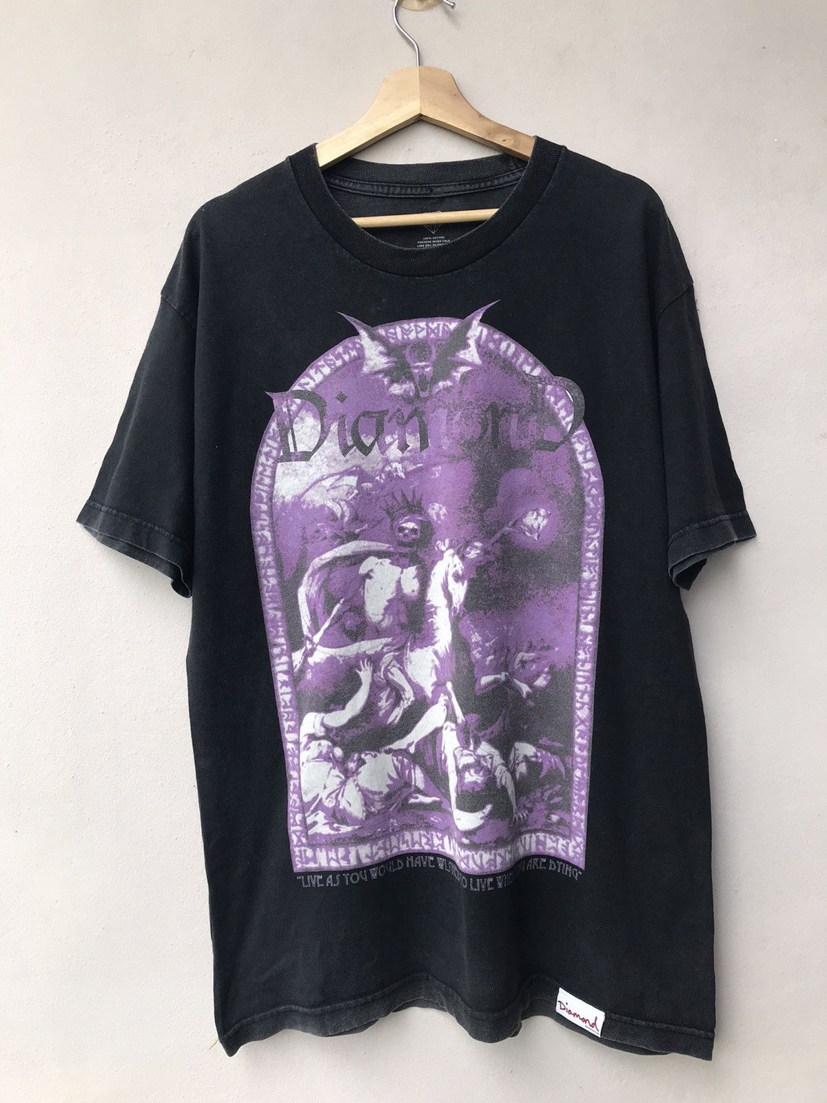 Vintage Diamond Supply Co Distressed Tee skategang surfstyle