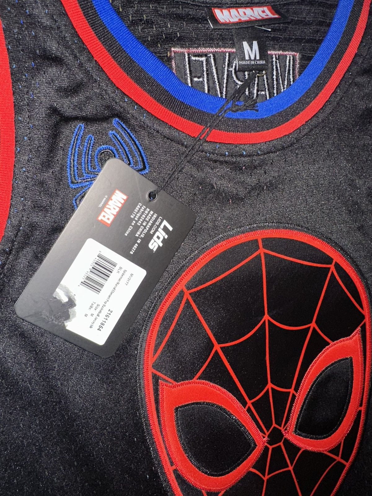 Marvel Comics Lids Exclusive Marvel Spiderman Parker Mesh Baseball Jersey Size US M / EU 48-50 / 2 - 5 Thumbnail