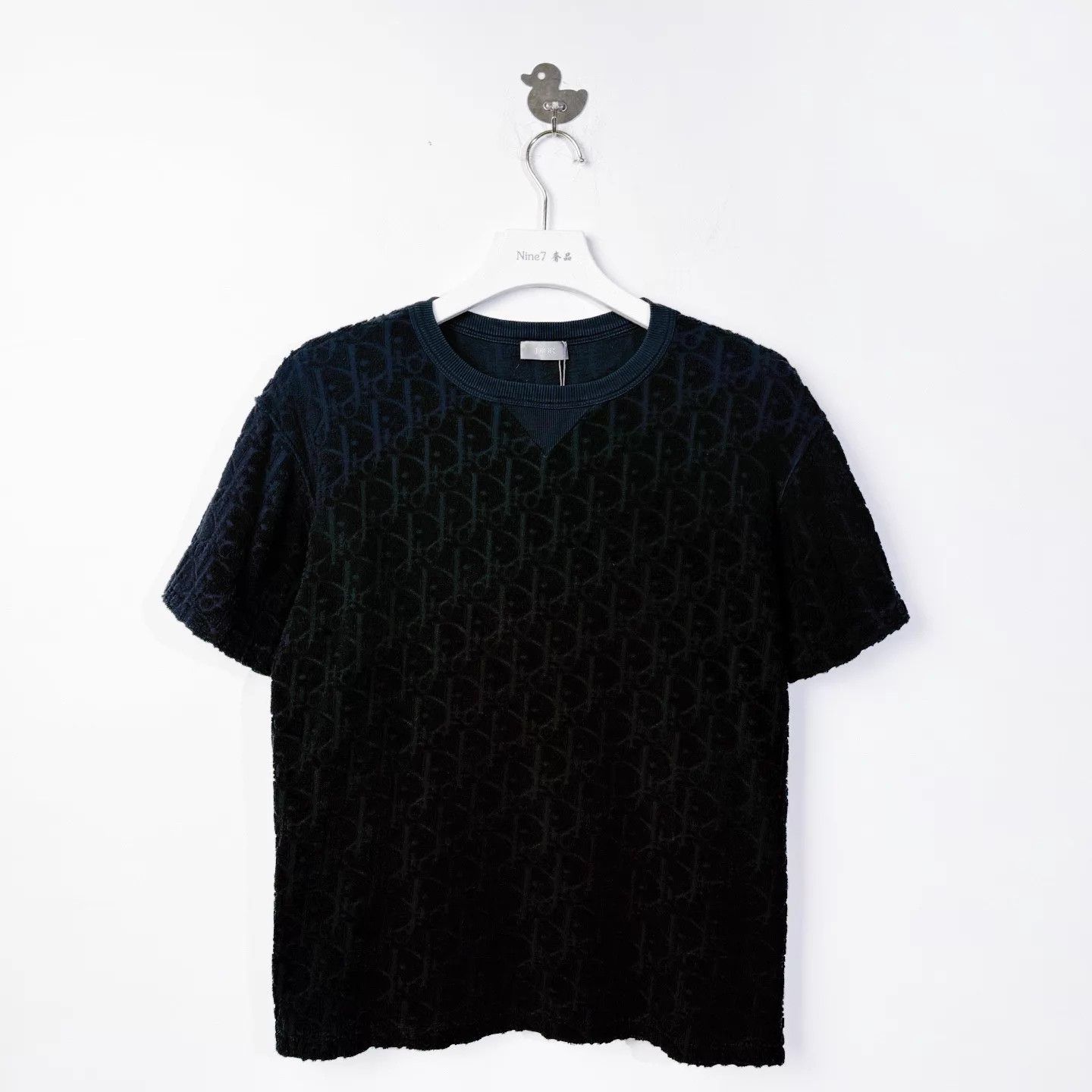 Dior Dior Oblique Towel Allover Logo Black T-Shirt M Size US M / EU 48-50 / 2 - 1 Thumbnail