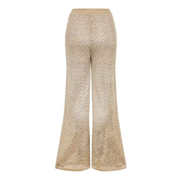 Missoni o1g2r1mq1124 Trouser in Gold Space Size 30" / US 8 / IT 44 - 2 Thumbnail