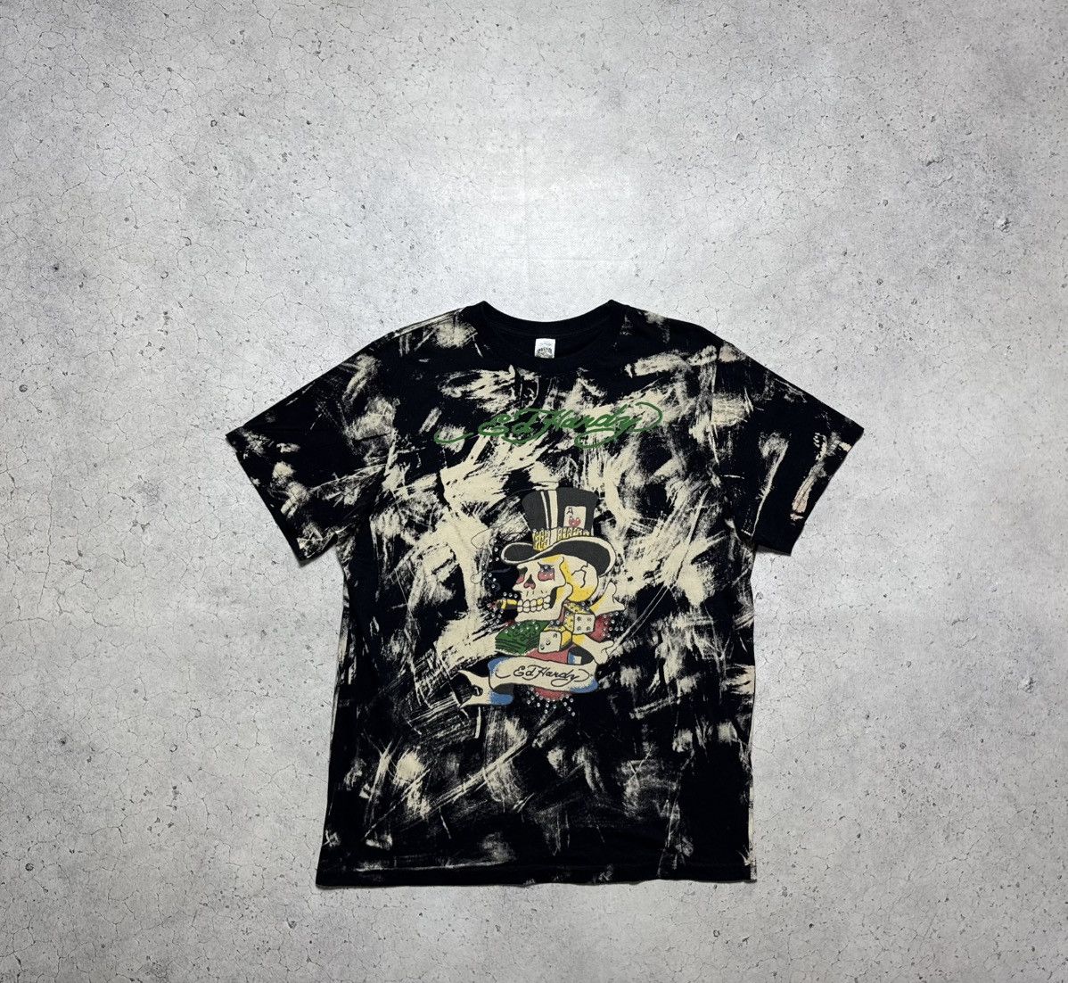 Ed Hardy Ed Hardy Big Logo T-Shirt Size XL Skull Size US XL / EU 56 / 4 - 1 Thumbnail