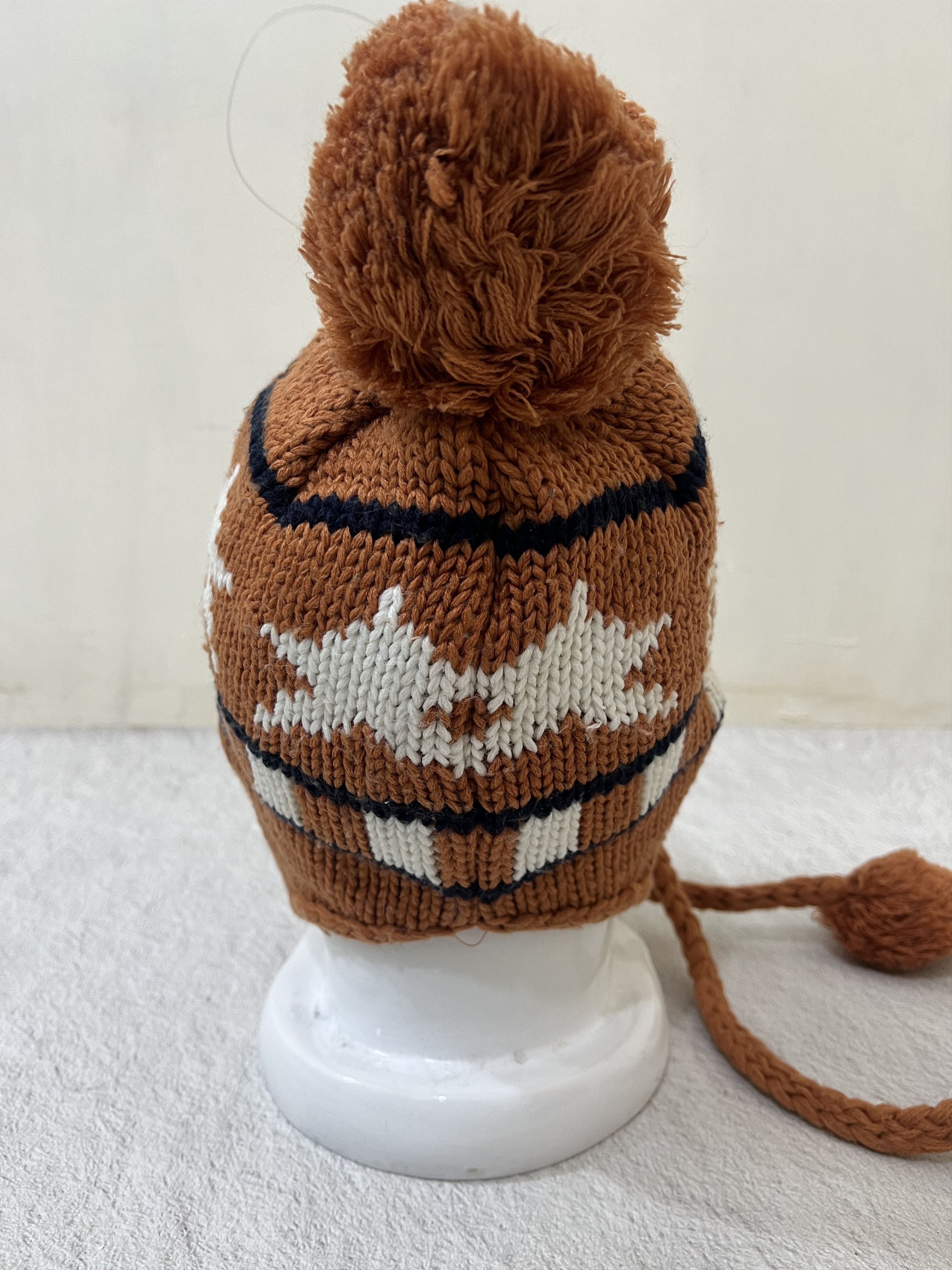Japanese Brand 2000s Archival Hysteric Ear Flap Star Knit Beanie y2k Ifsix Size ONE SIZE - 5 Thumbnail
