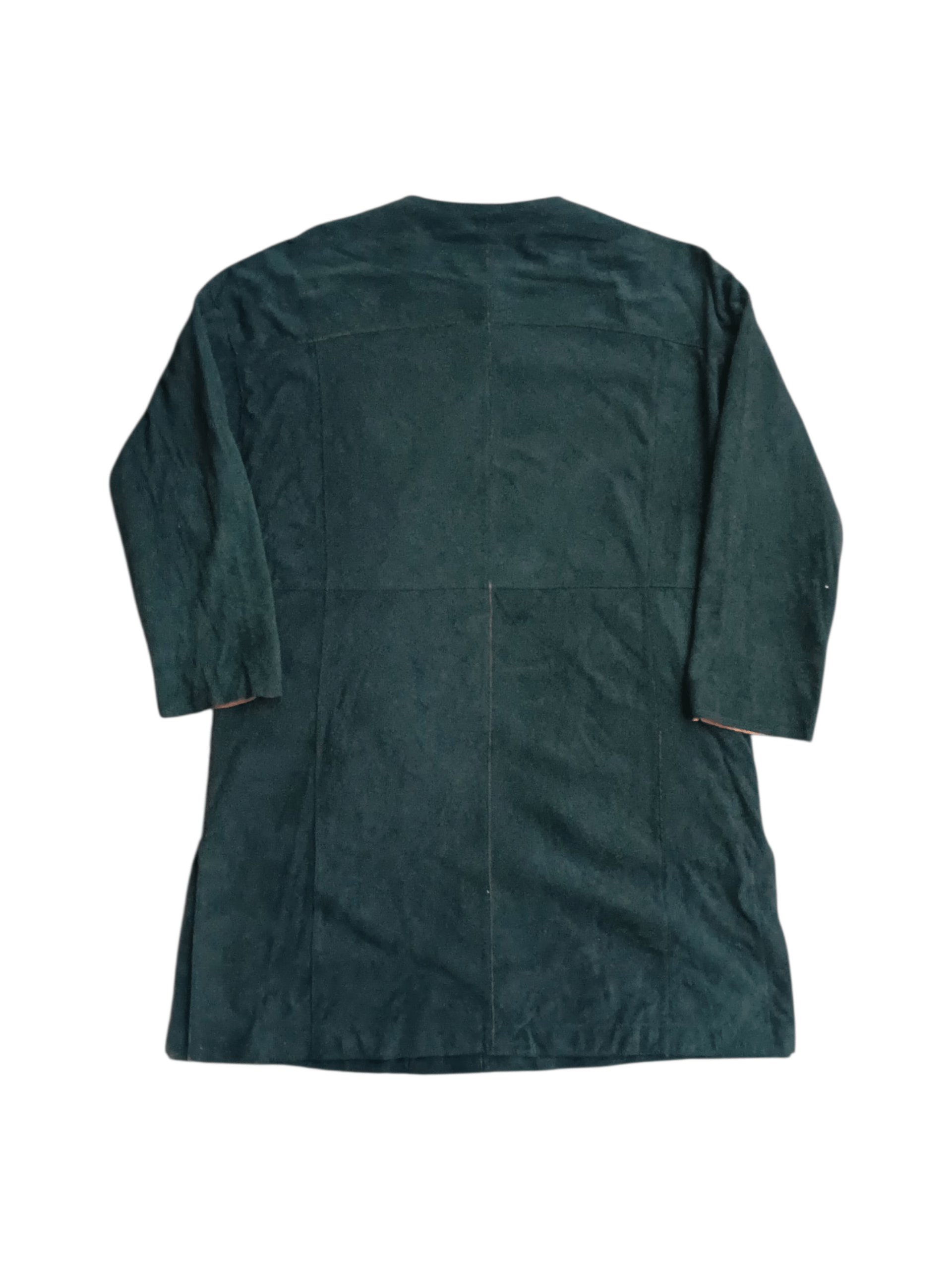 Hussein Chalayan Chalayan by hussein chalayan suede green dress Size L / US 10 / IT 46 - 12 Thumbnail
