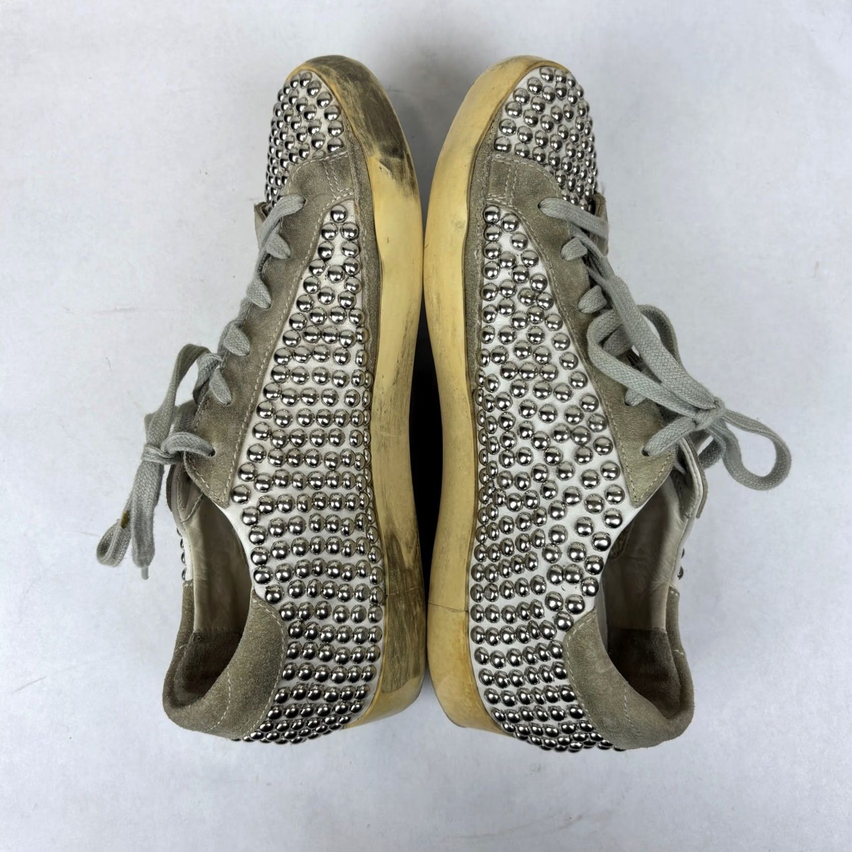 Golden Goose Golden Goose Superstar GGDB Old Studded Low Top Sneakers Women's 38 US 8 Size M / US 6-8 / IT 42-44 - 7 Thumbnail