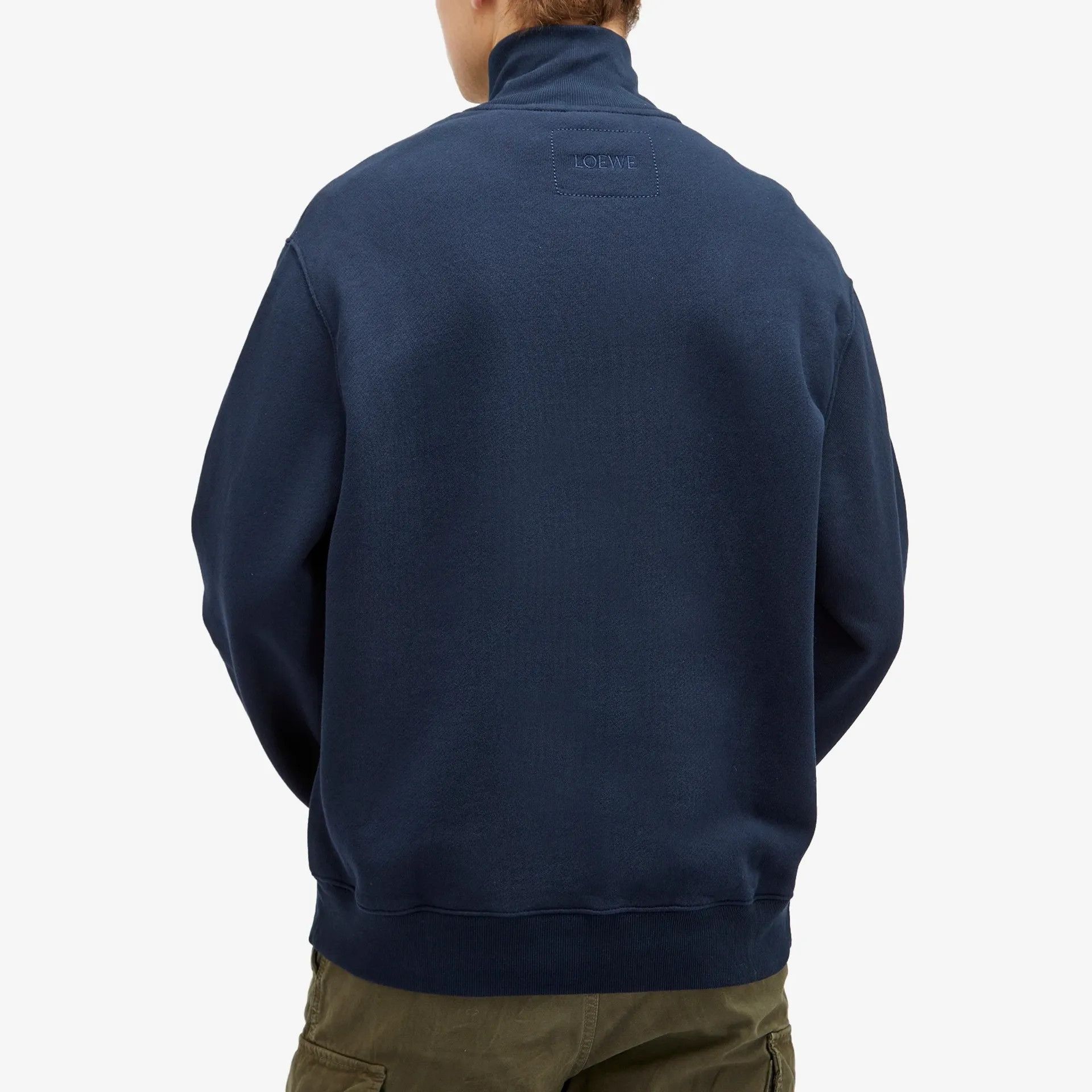 Loewe o1tko10326 East River Ridge Zip Sweatshirt in Navy Size US XS / EU 42 / 0 - 3 Thumbnail