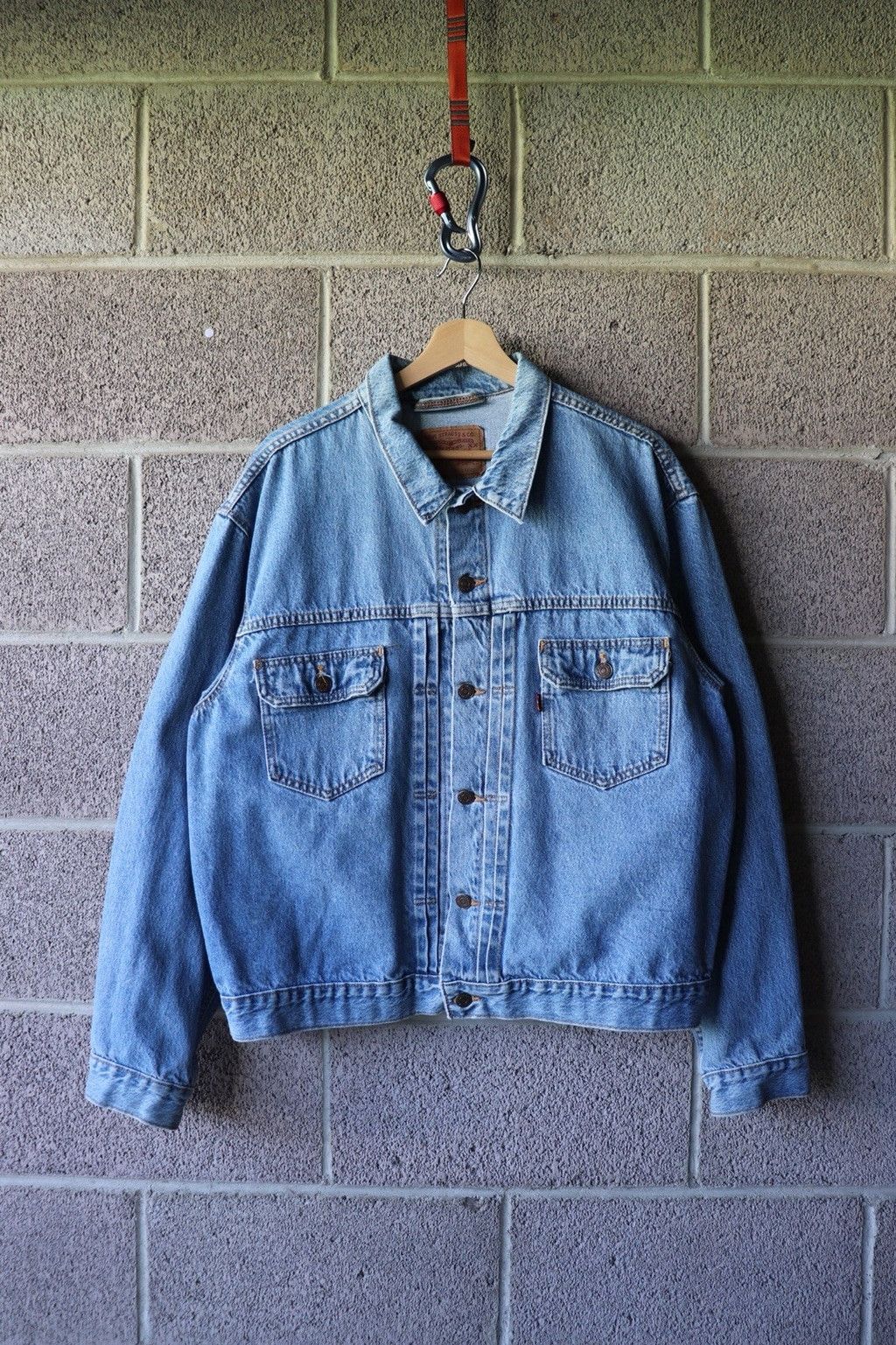 Levis VTG Denim Jacket Type 2 90s Made In USA XX Rare Trucke