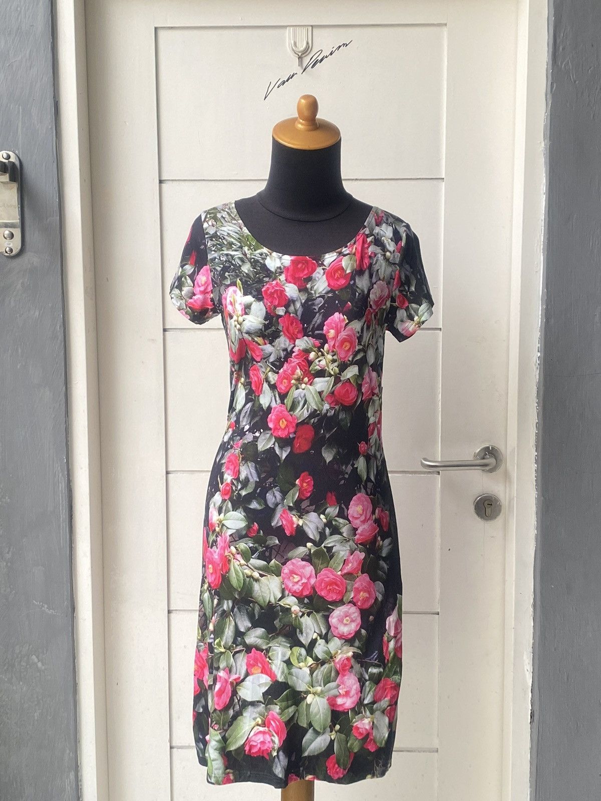 agnes b. AGNES B Flower Motive Dress Size XS / US 0-2 / IT 36-38 - 1 Thumbnail