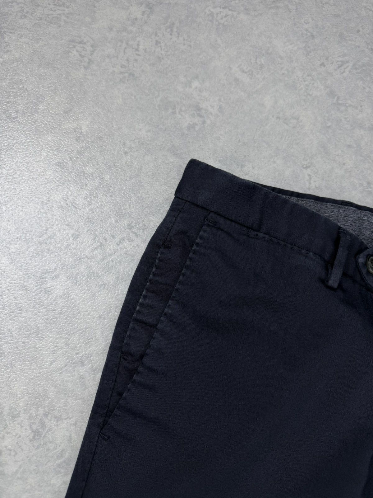 PT Torino PT Torino Superslim Fit Stretch Chino Pants Navy Blue 46 Size US 31 - 5 Thumbnail