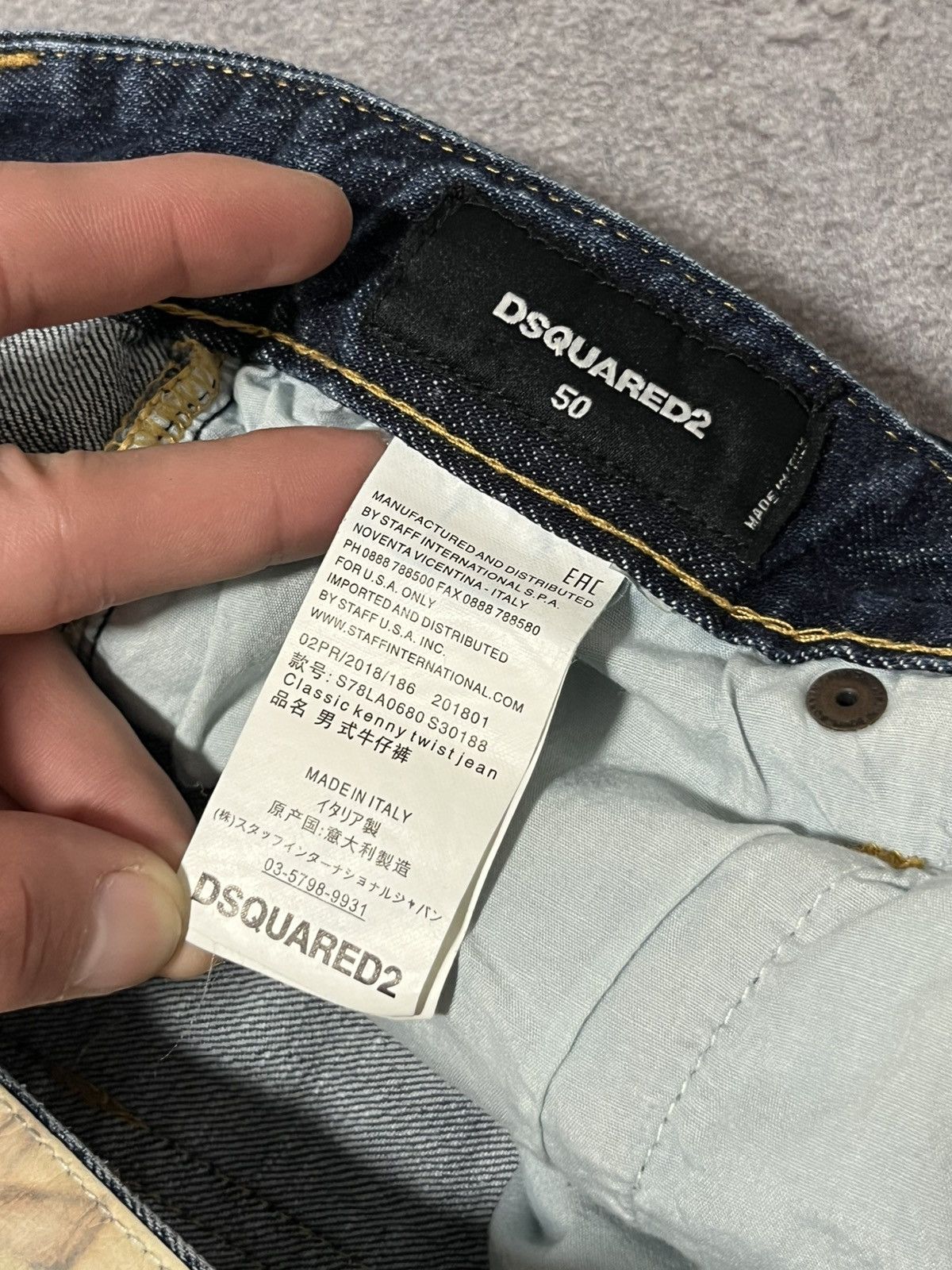 Dsquared2 Dsquared 2 Luxury Distressed Jeans Pants Size US 34 / EU 50 - 11 Thumbnail