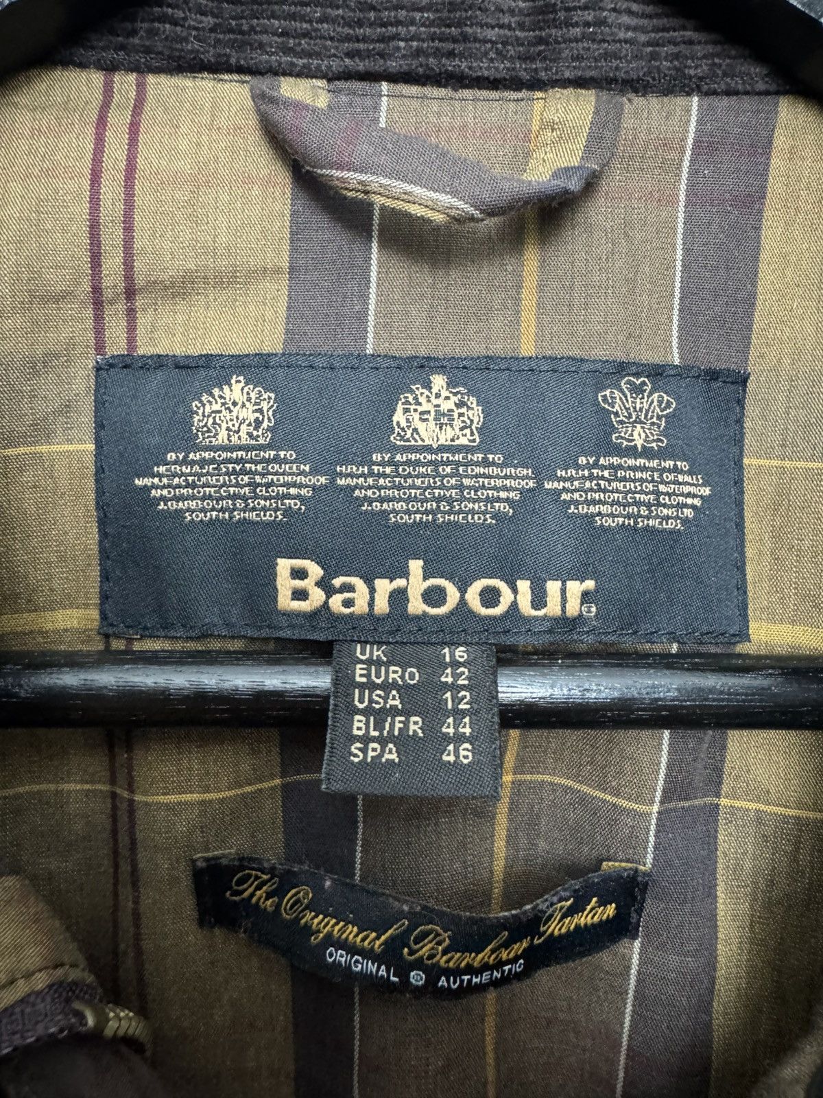 Barbour Vintage Barbour Waxed Jacket Brown Casual Hype Rare Archive Size US S / EU 44-46 / 1 - 5 Thumbnail